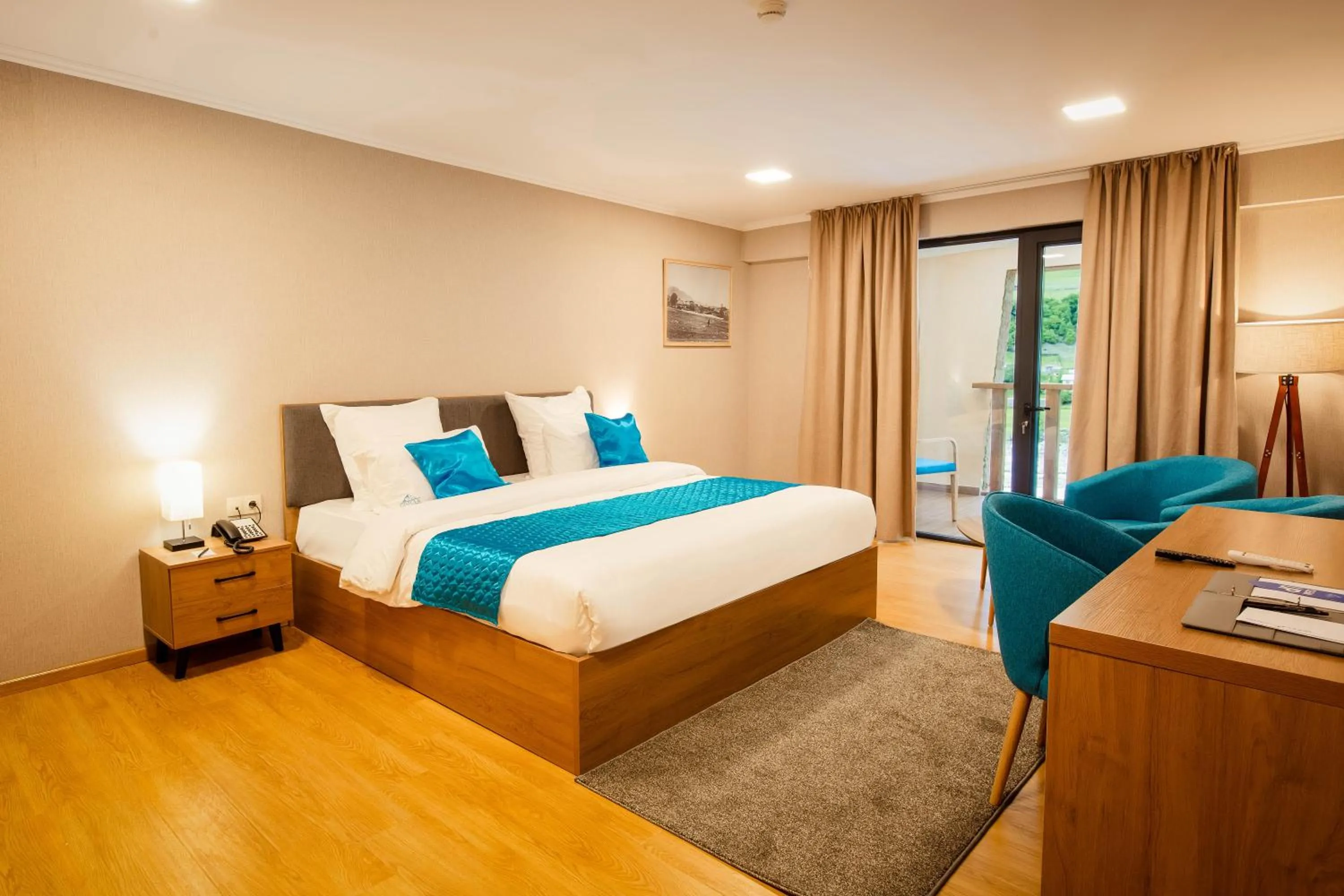 Bedroom, Bed in Gistola Hotel Mestia