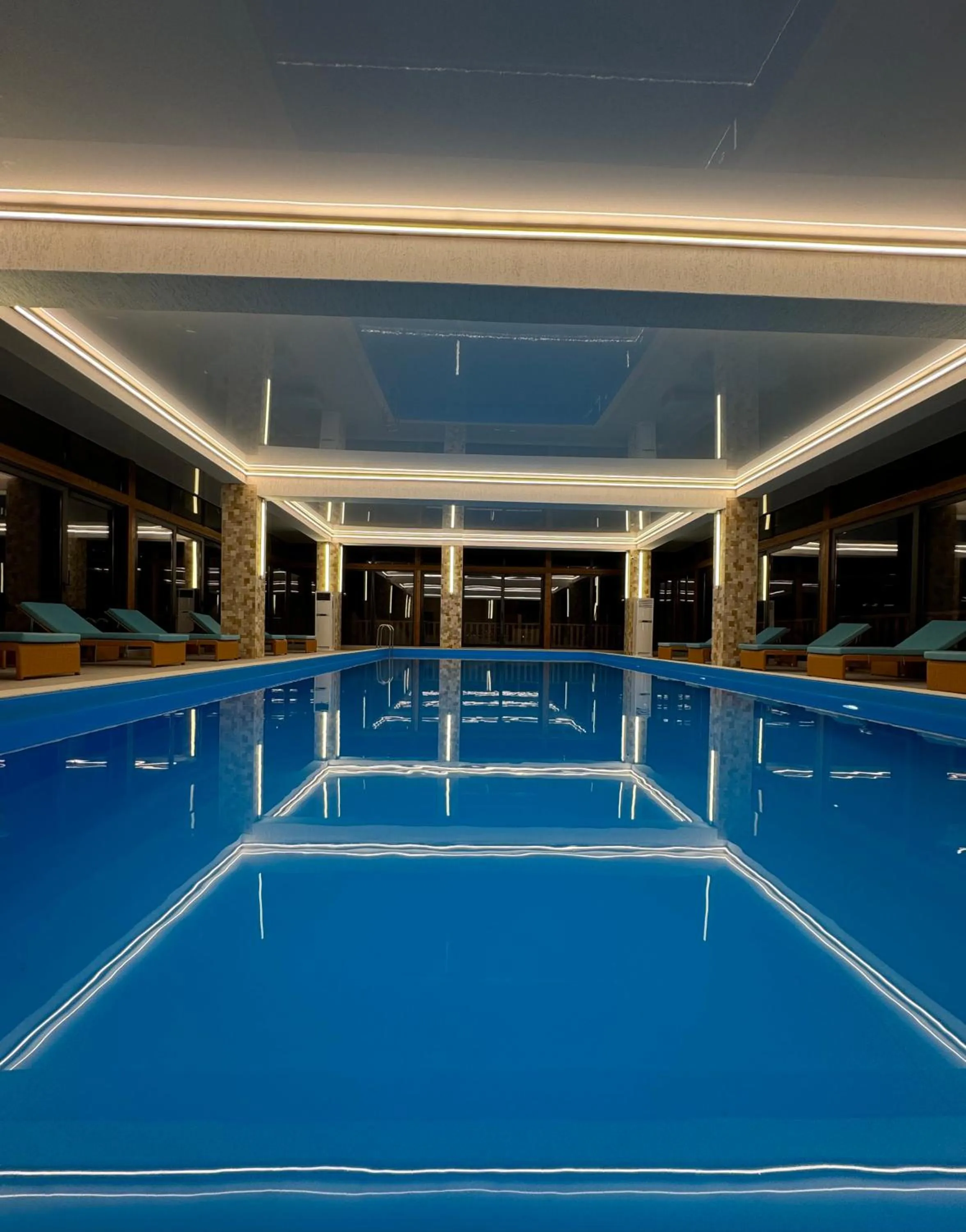 Pool view in Gistola Hotel Mestia