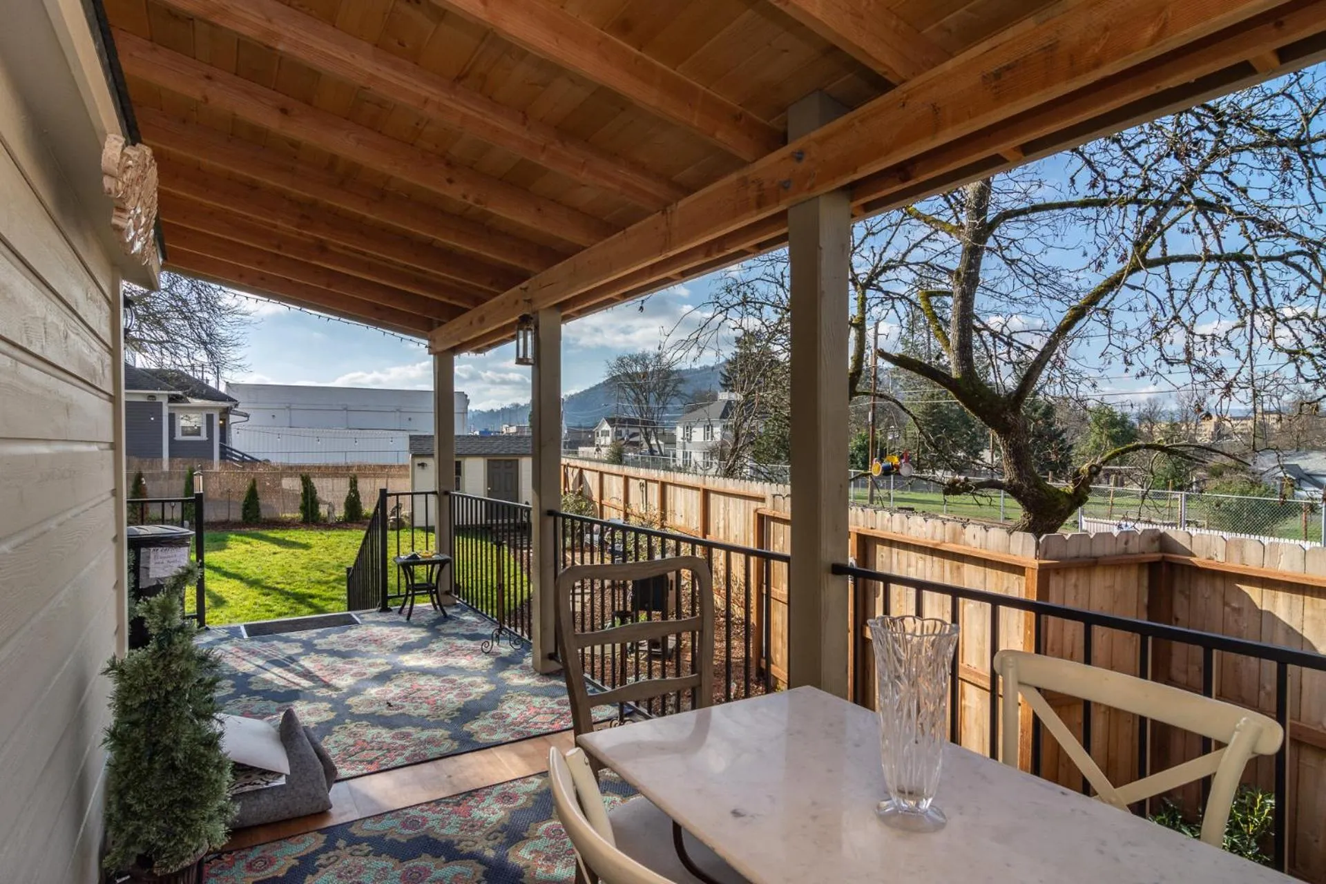 Seating area in HISTORICAL JOHN RAST HOUSE circa 1875