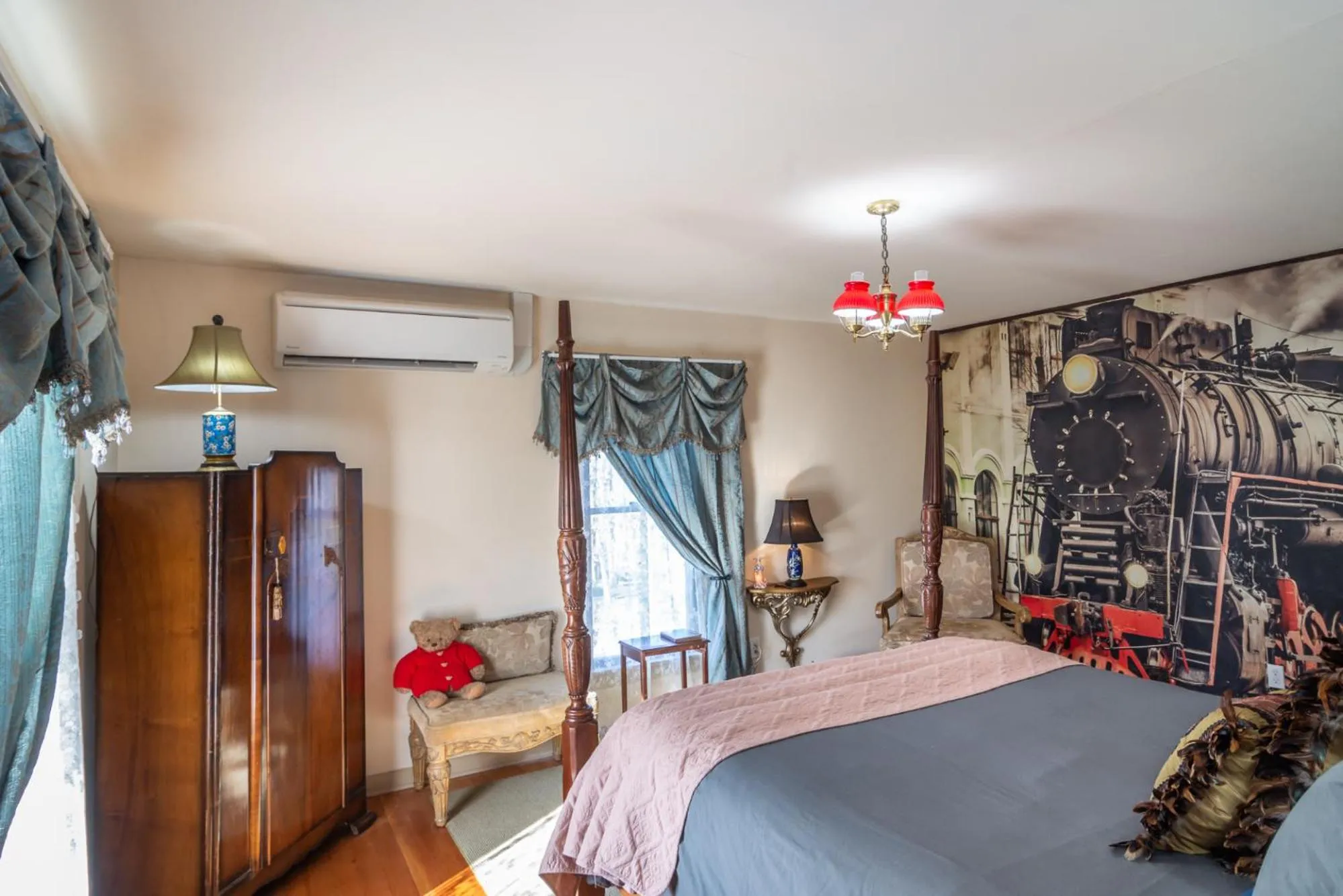 Bedroom, Bed in HISTORICAL JOHN RAST HOUSE circa 1875