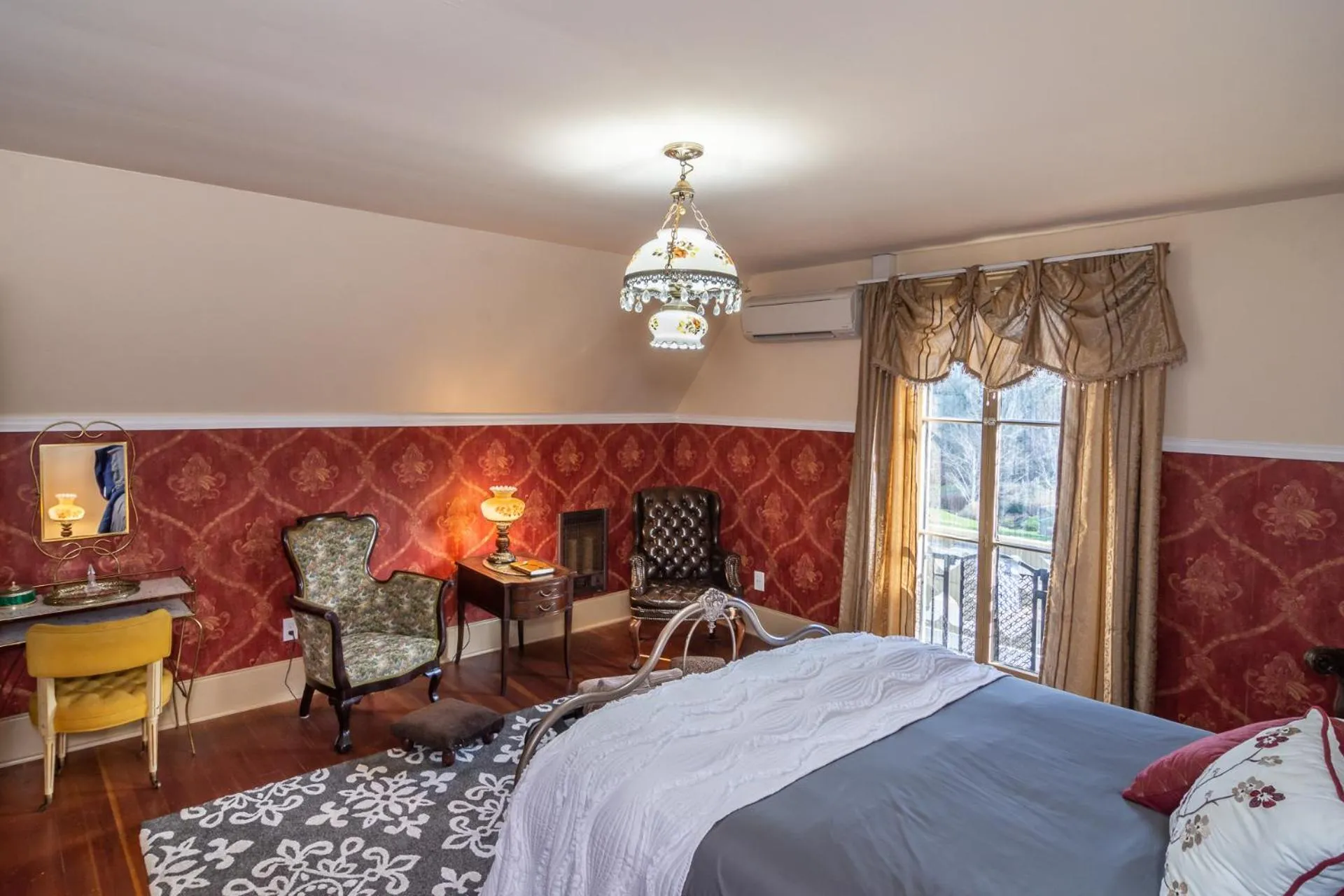 Bedroom, Bed in HISTORICAL JOHN RAST HOUSE circa 1875