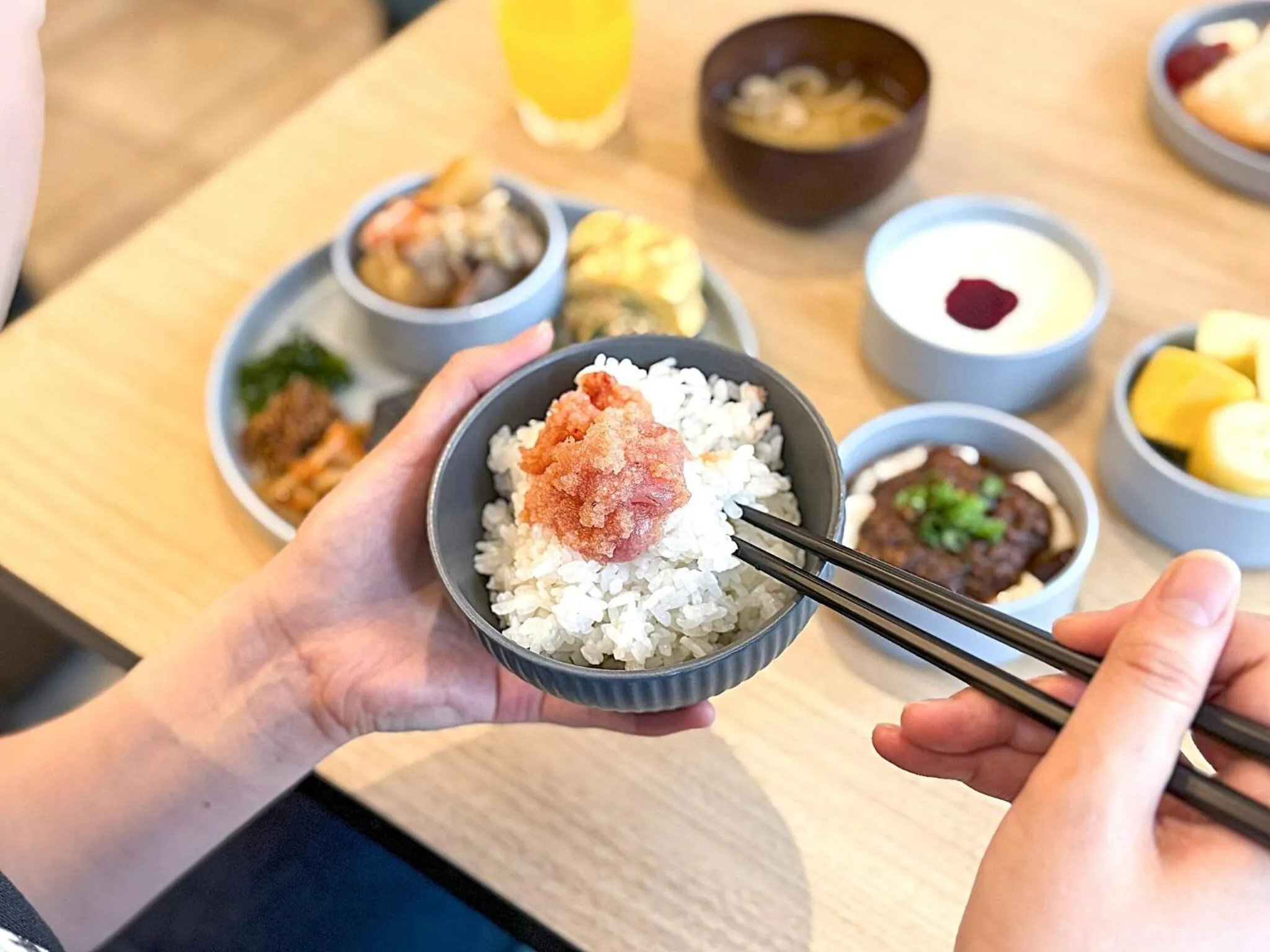 Restaurant/places to eat in Hotel Oriental Express Fukuoka Tenjin