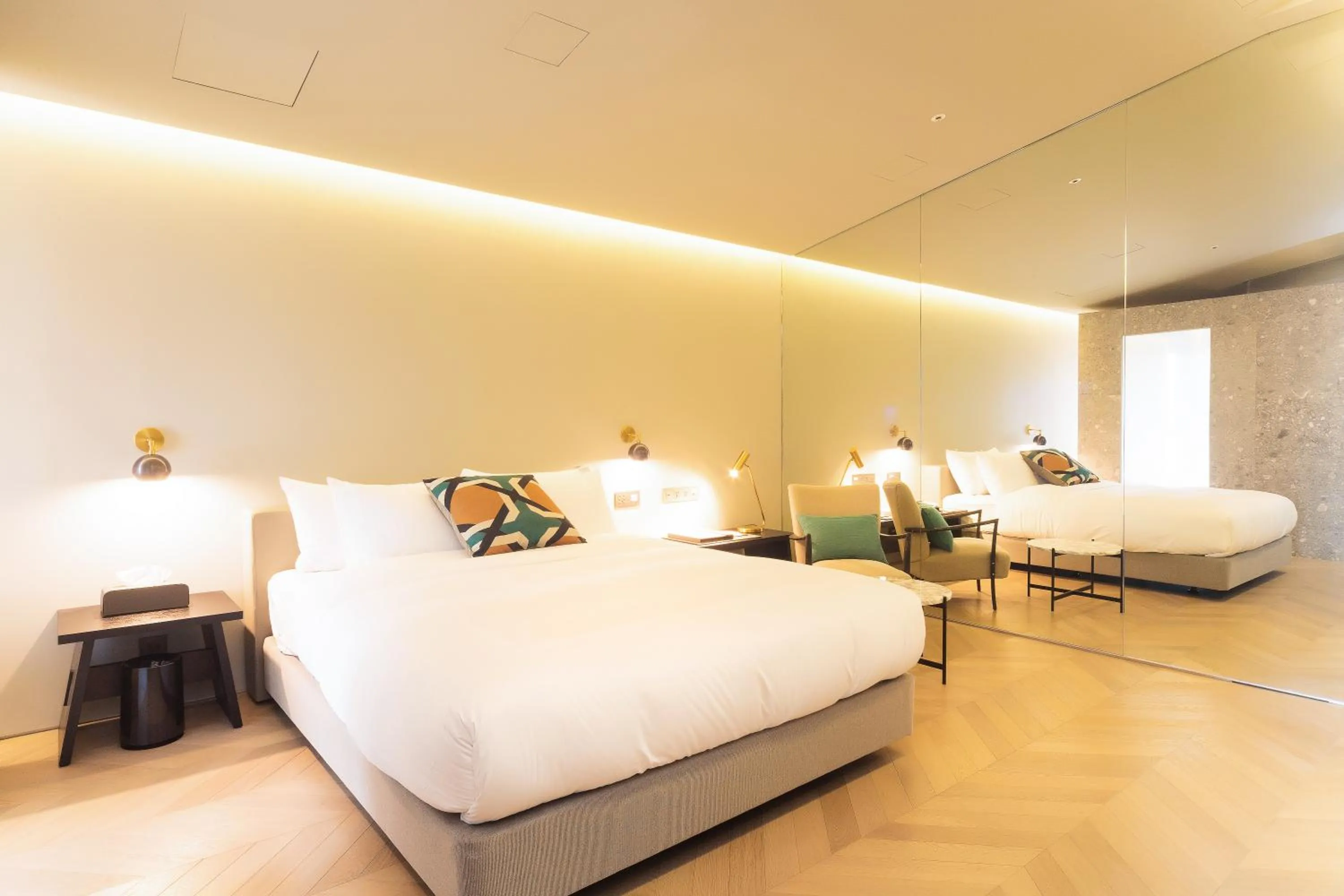 Bed in Hotel Museo Cheongju