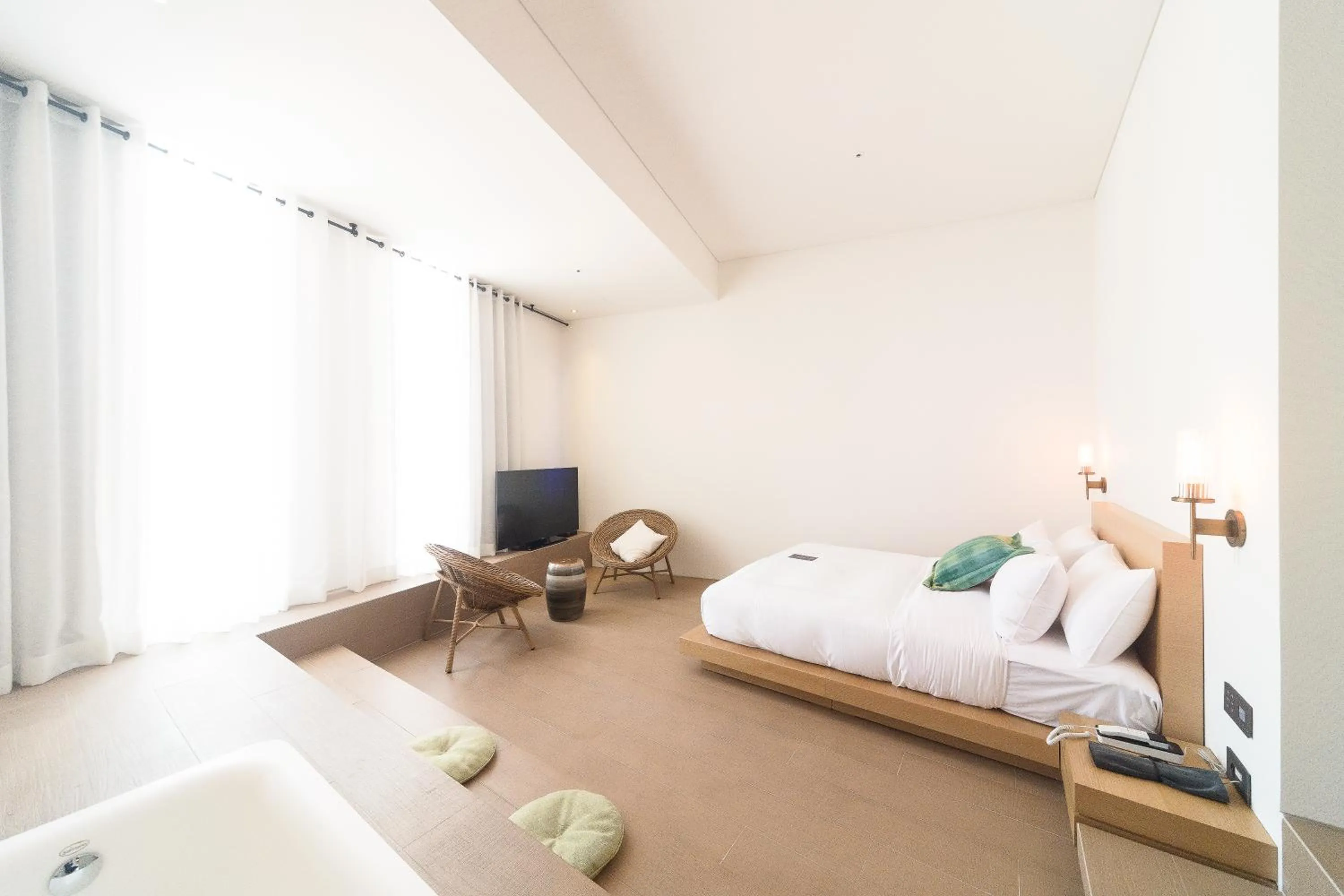 Photo of the whole room, Bed in Hotel Museo Cheongju