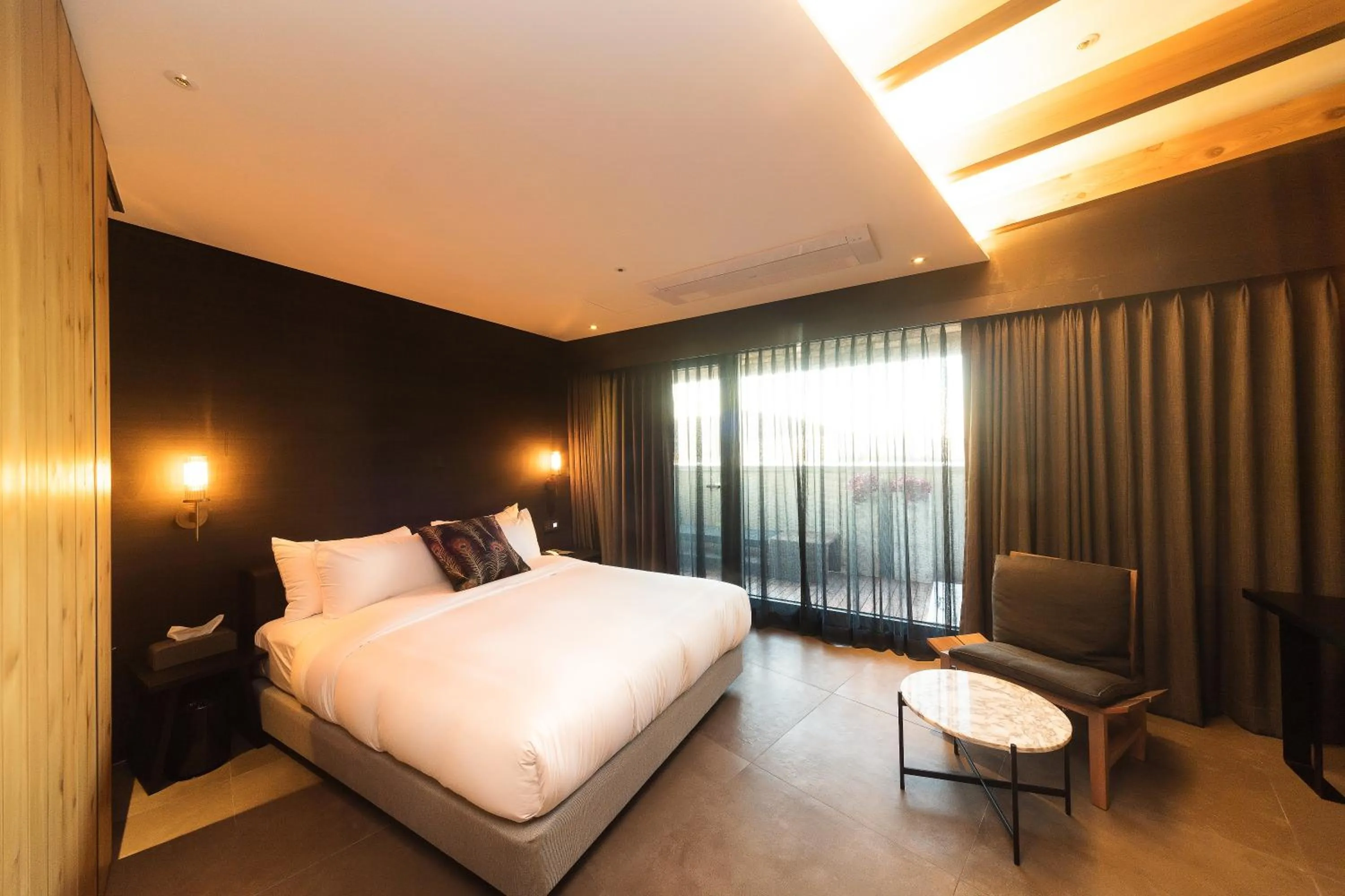 Bed in Hotel Museo Cheongju