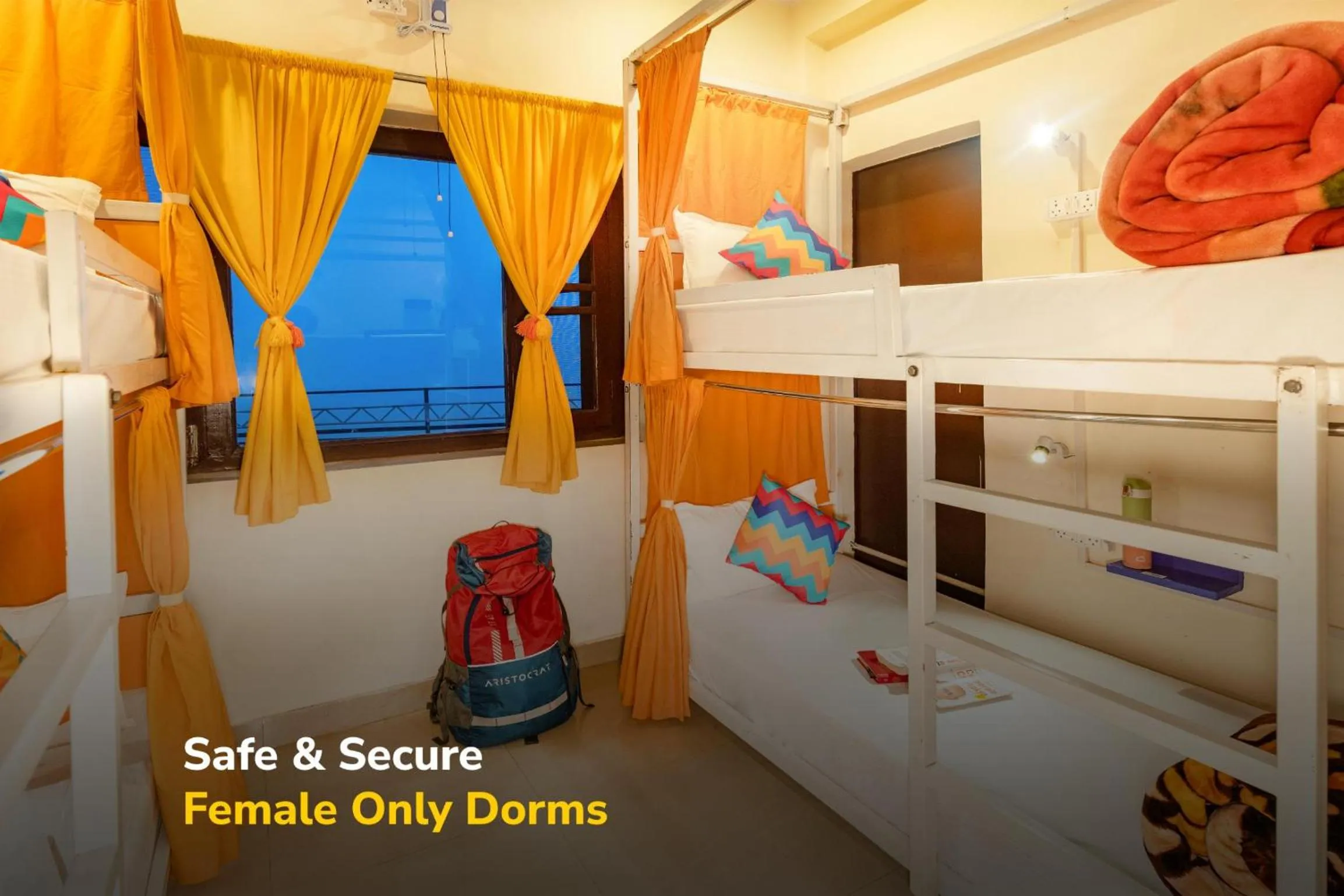 Bed in goSTOPS Mussoorie, Library Road