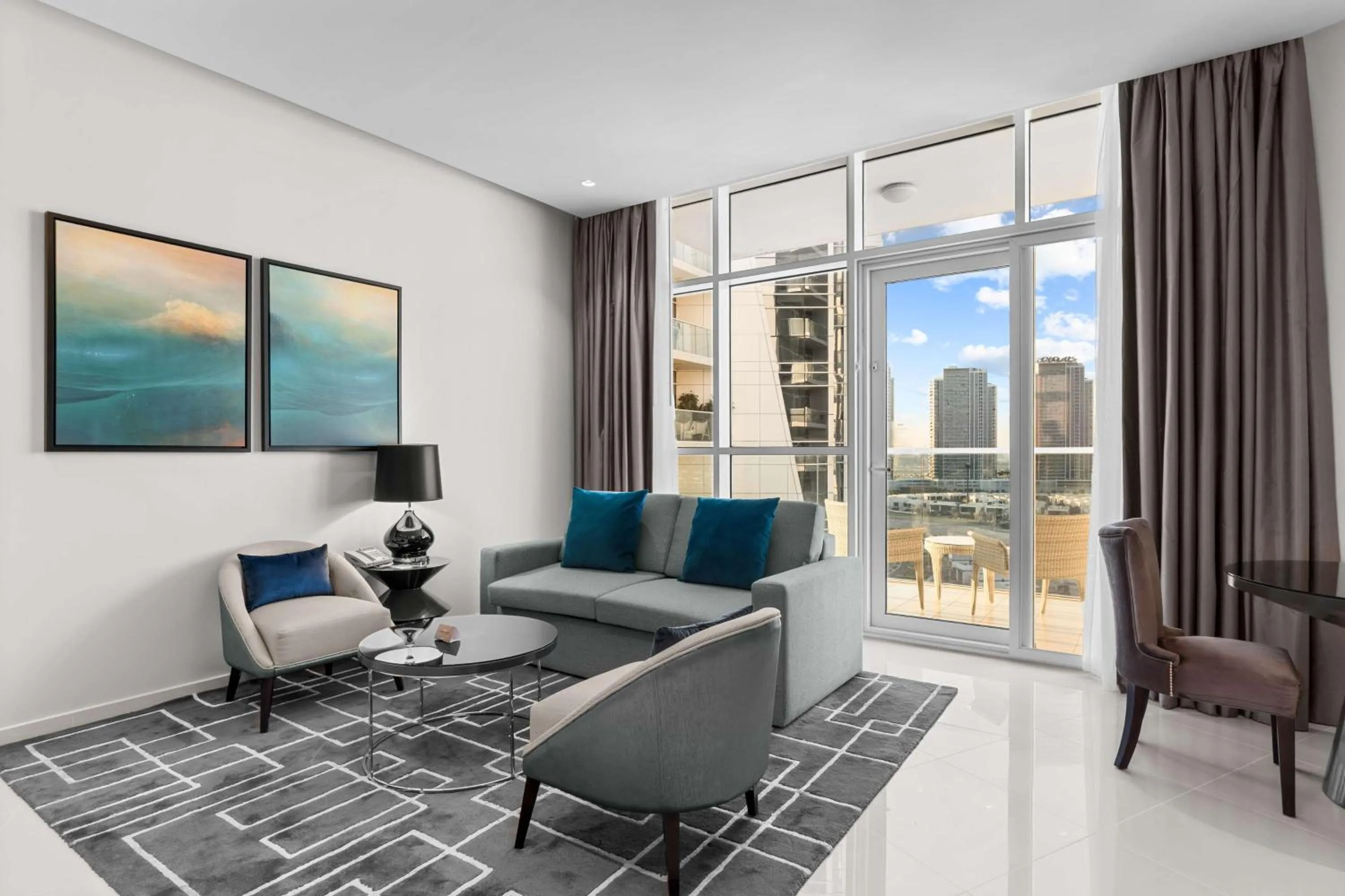 Bedroom in Radisson Dubai Damac Hills