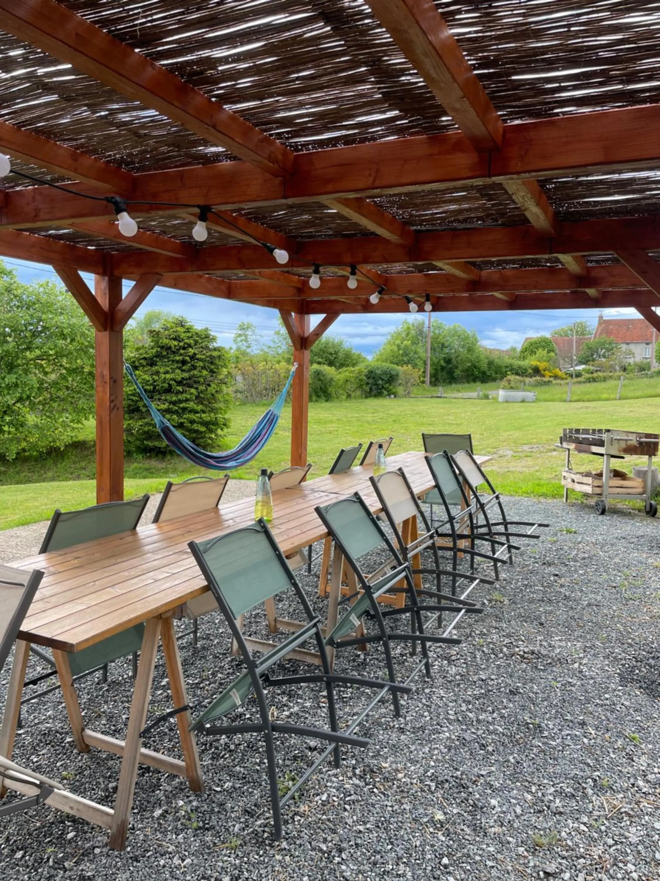 Patio in Maison d'hôtes Ourdeaux et Gite Chez Rouchon