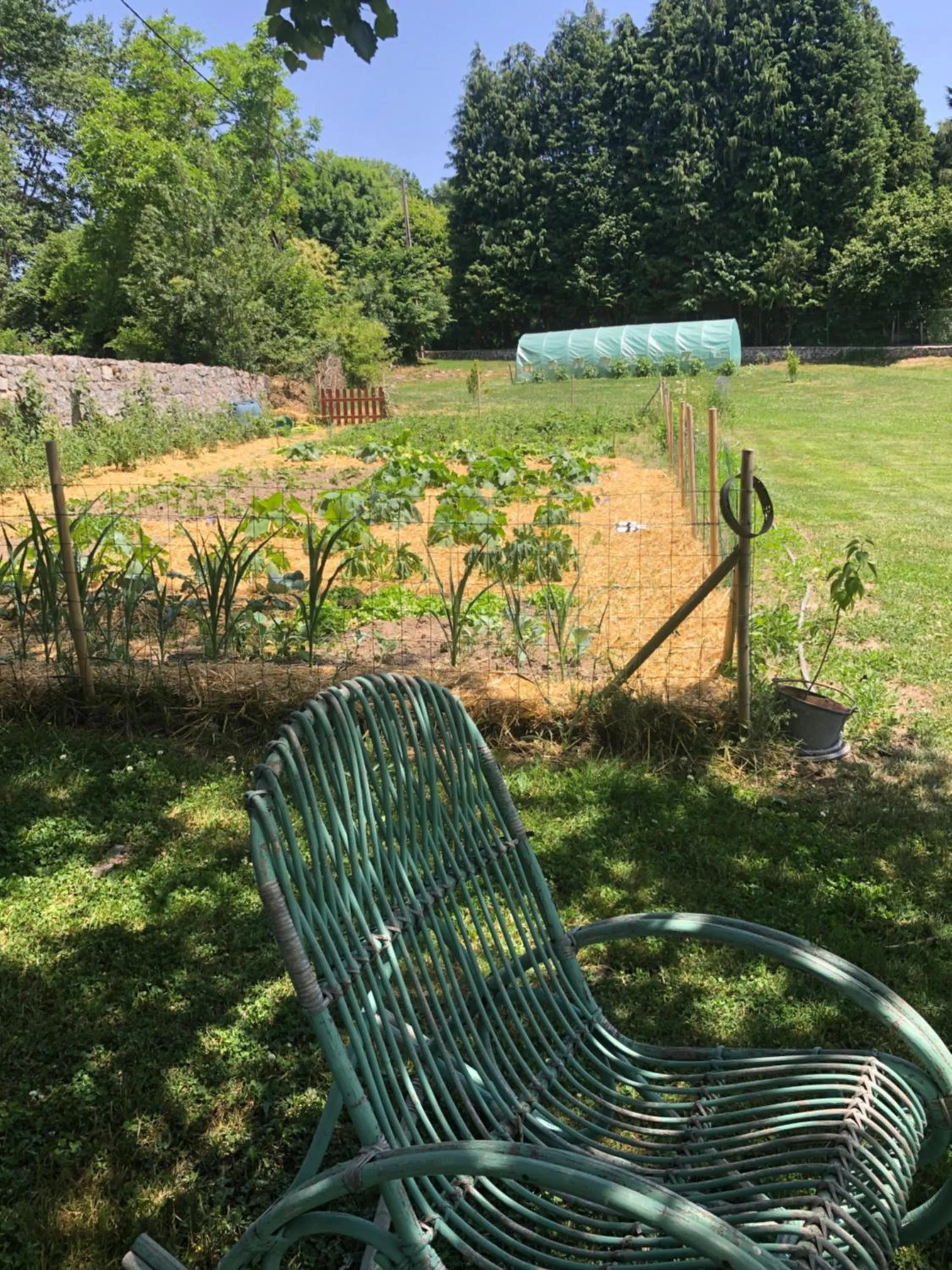 Garden in Maison d'hôtes Ourdeaux et Gite Chez Rouchon
