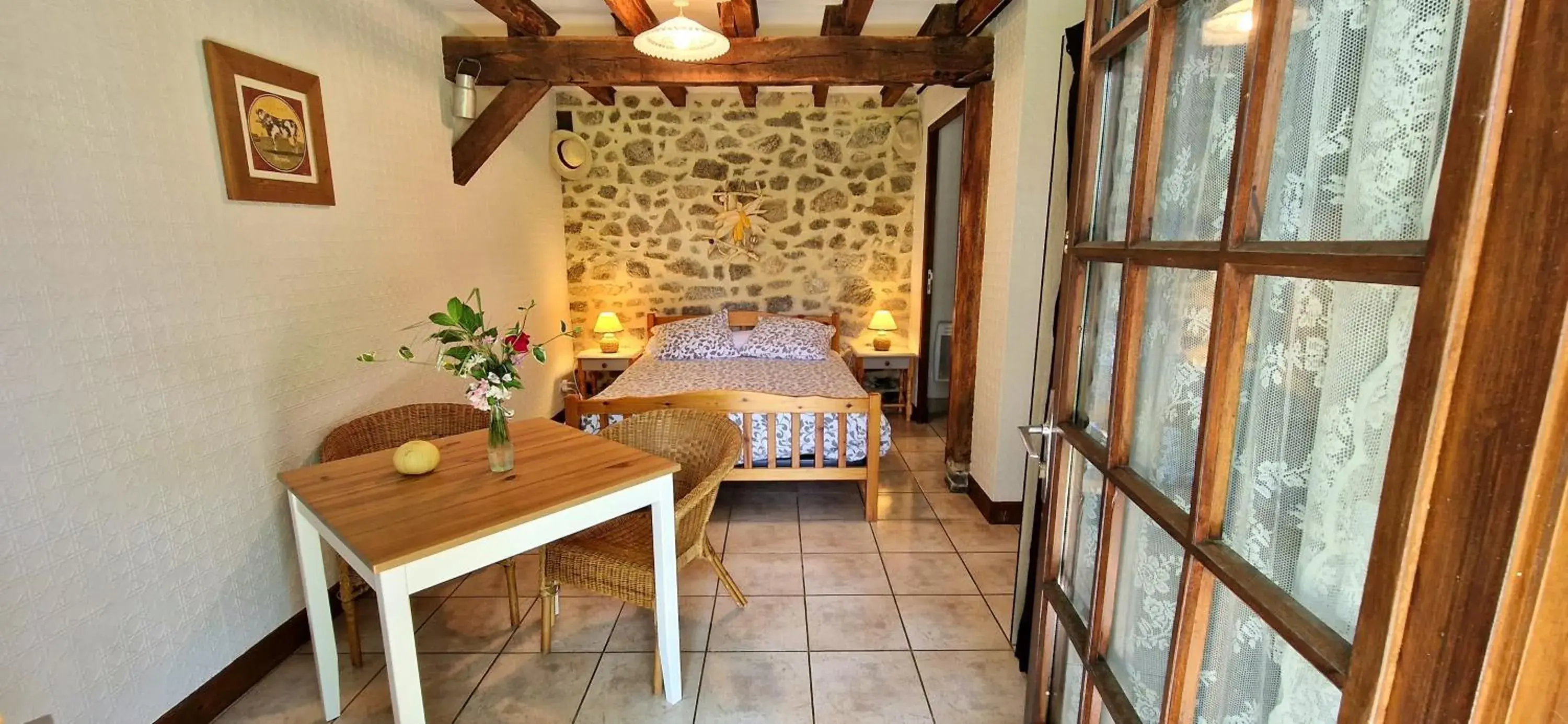 Double Room - single occupancy in Maison d'hôtes Ourdeaux et Gite Chez Rouchon Double Room - single occupancy in Maison d'hôtes Ourdeaux et Gite Chez Rouchon