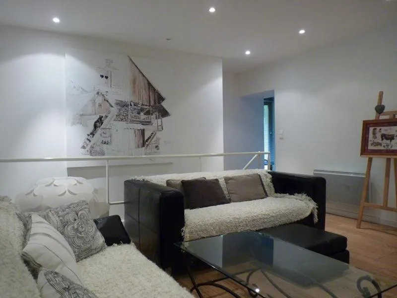 Living room in Domaine de la Safranière - Chambre d'hote