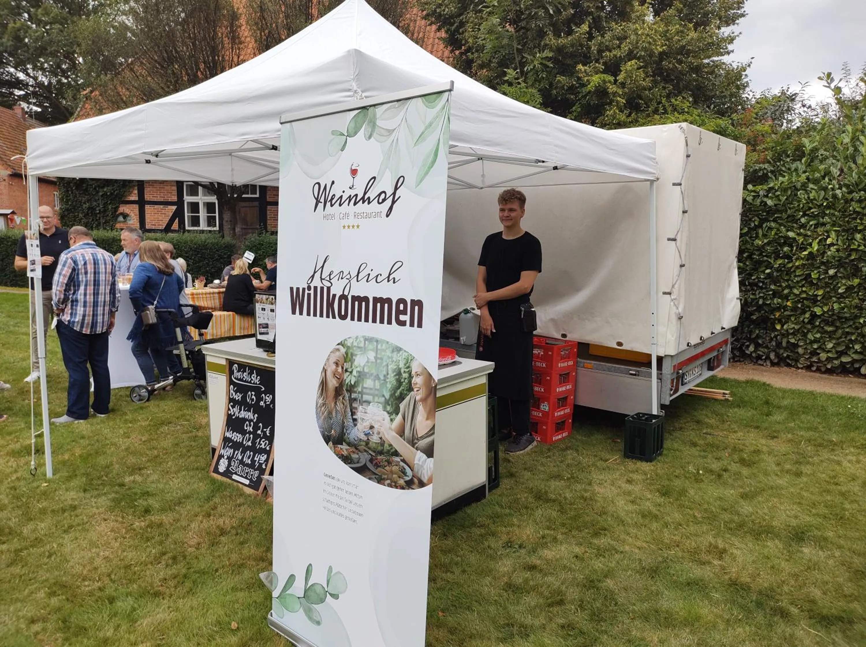 Garden in Hotel Weinhof Groß Mackenstedt