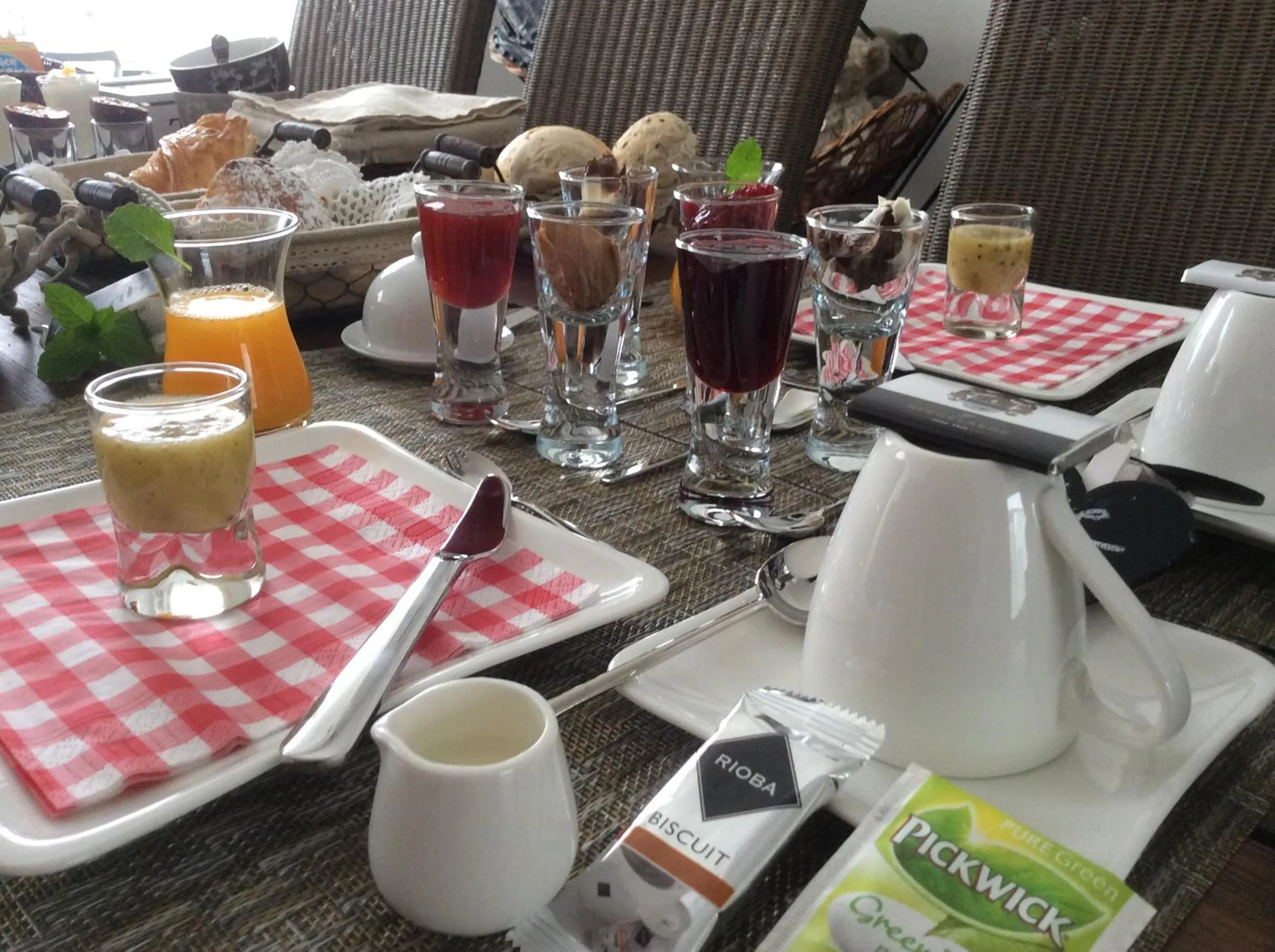 Food close-up in B&B My Suite Home