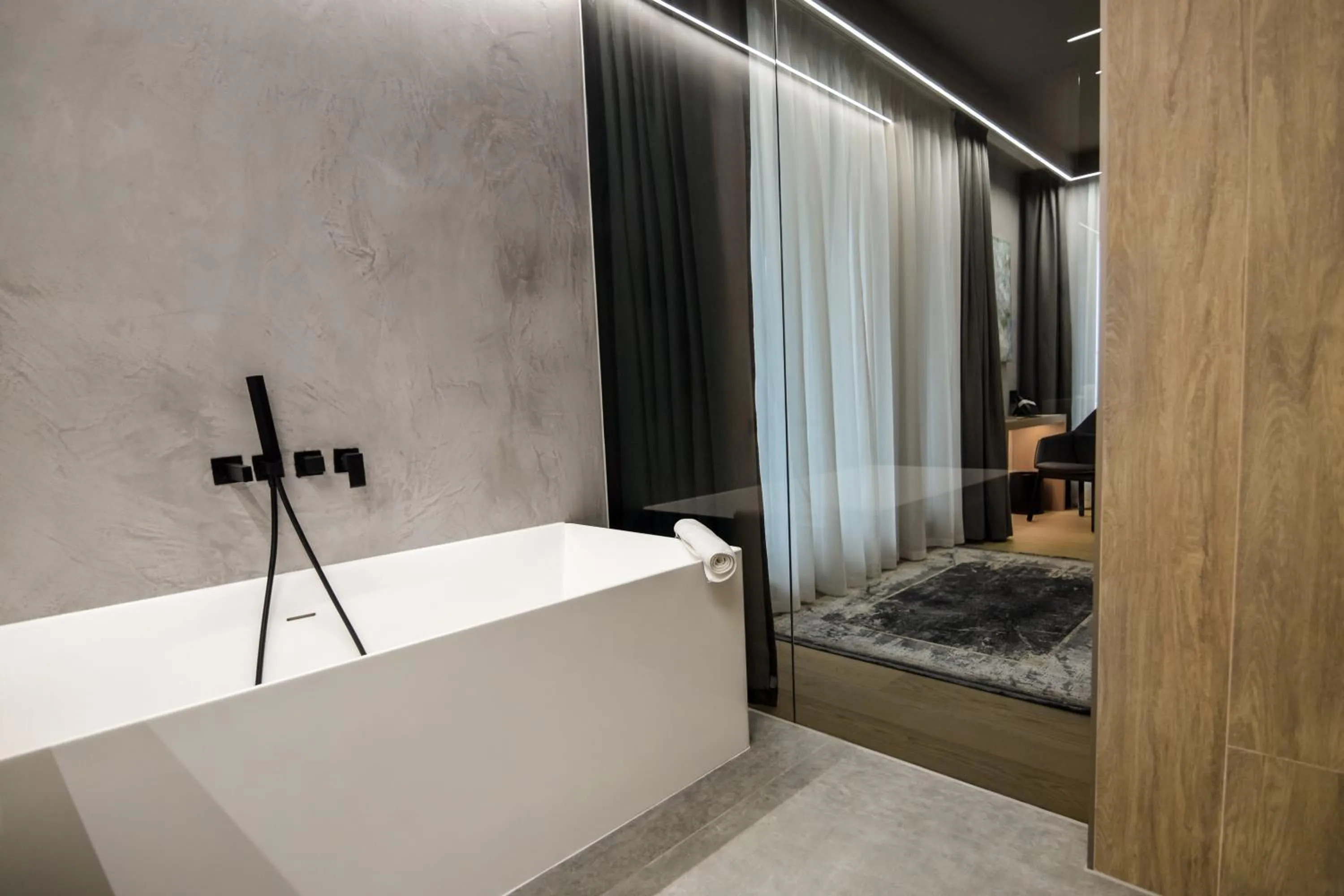 Bathroom in Qosmo Brasov Hotel