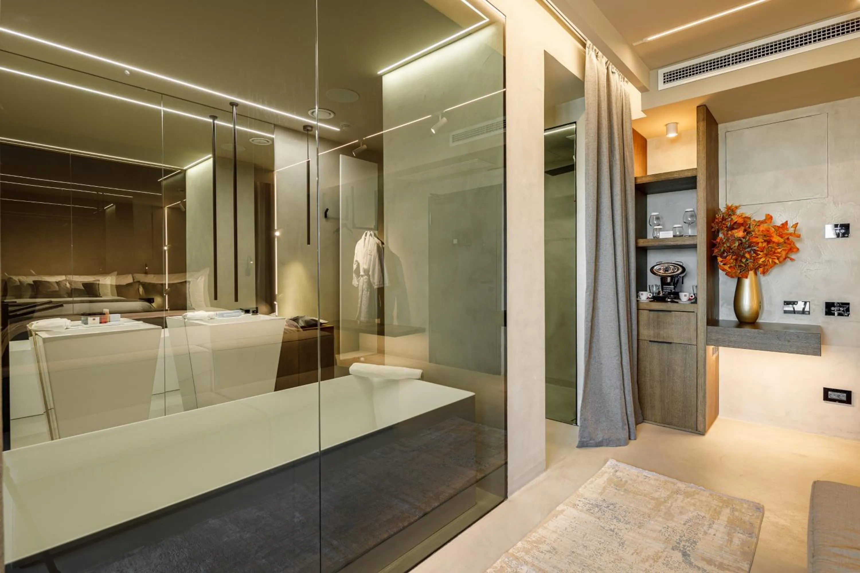 Bathroom in Qosmo Brasov Hotel