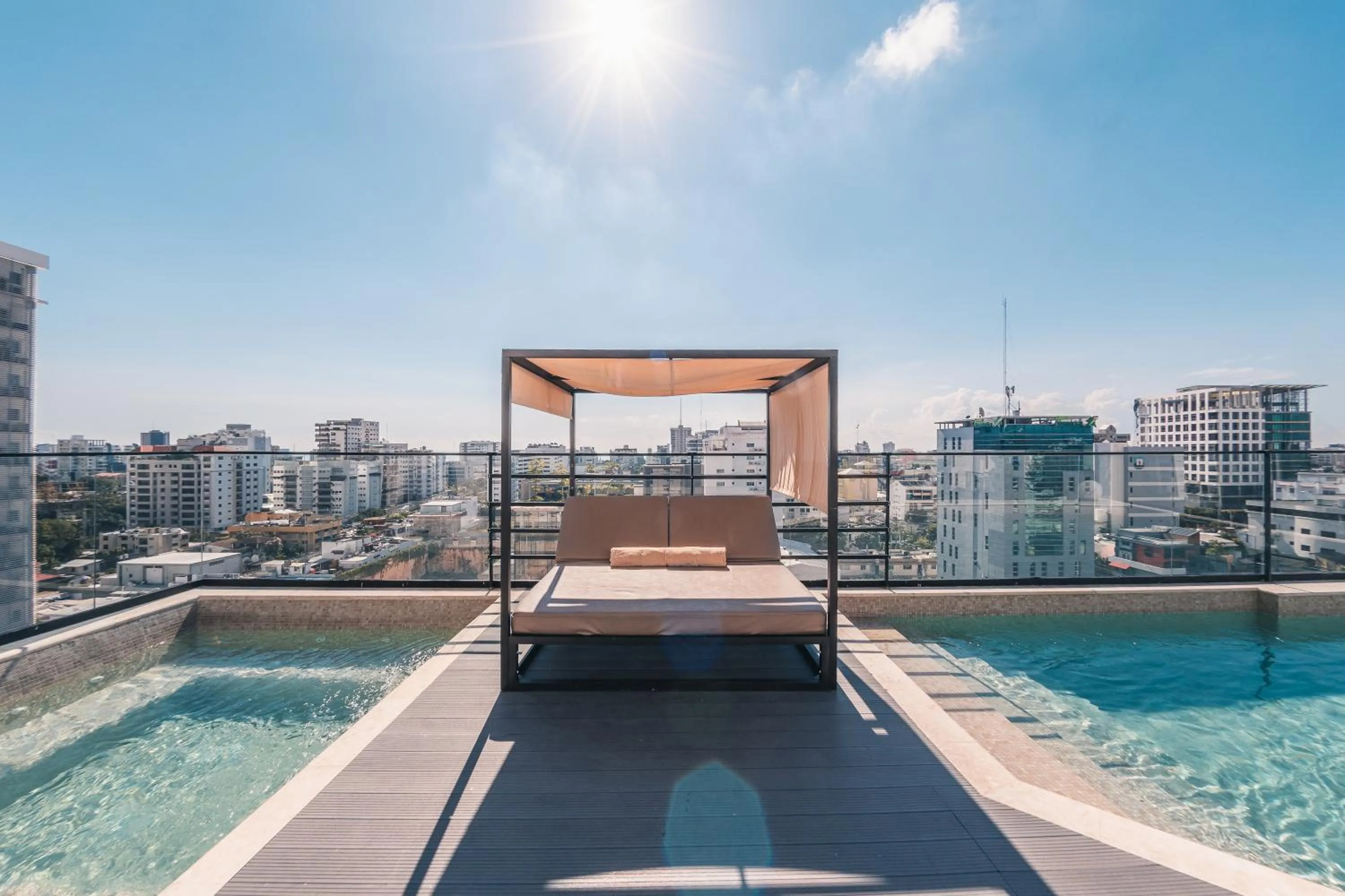 Swimming pool in Regatta Living Hotel By Mint