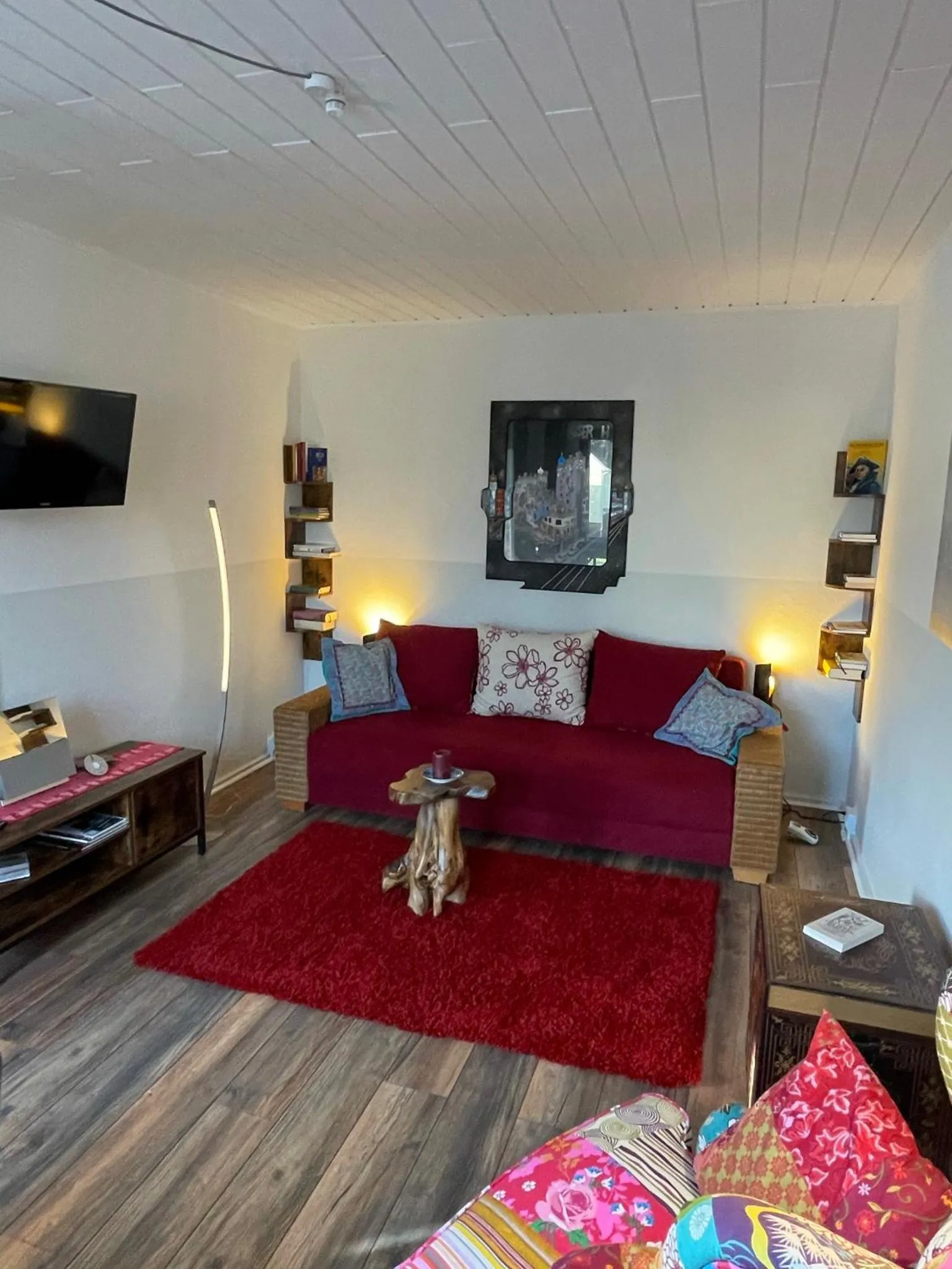 Living room in Appartement Seebadallee mit Wallbox für e-Autos