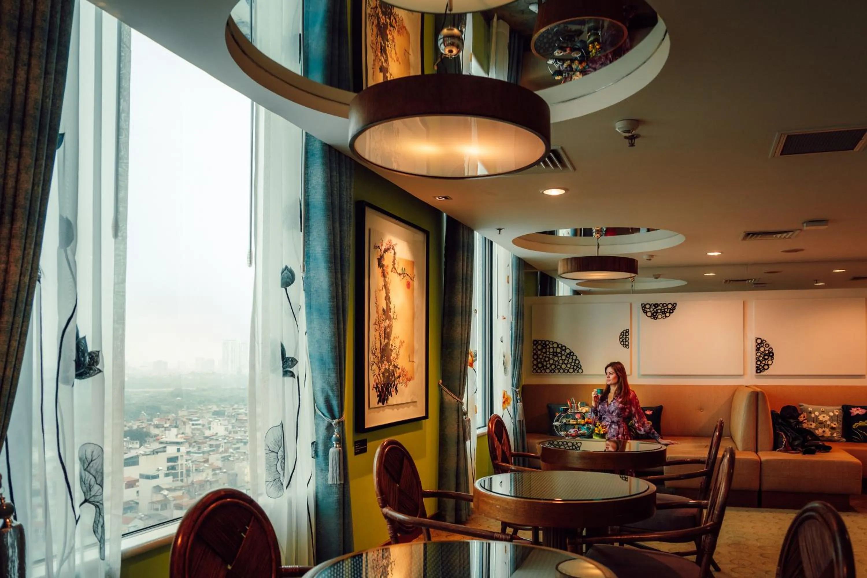 Lounge or bar in Pan Pacific Hanoi