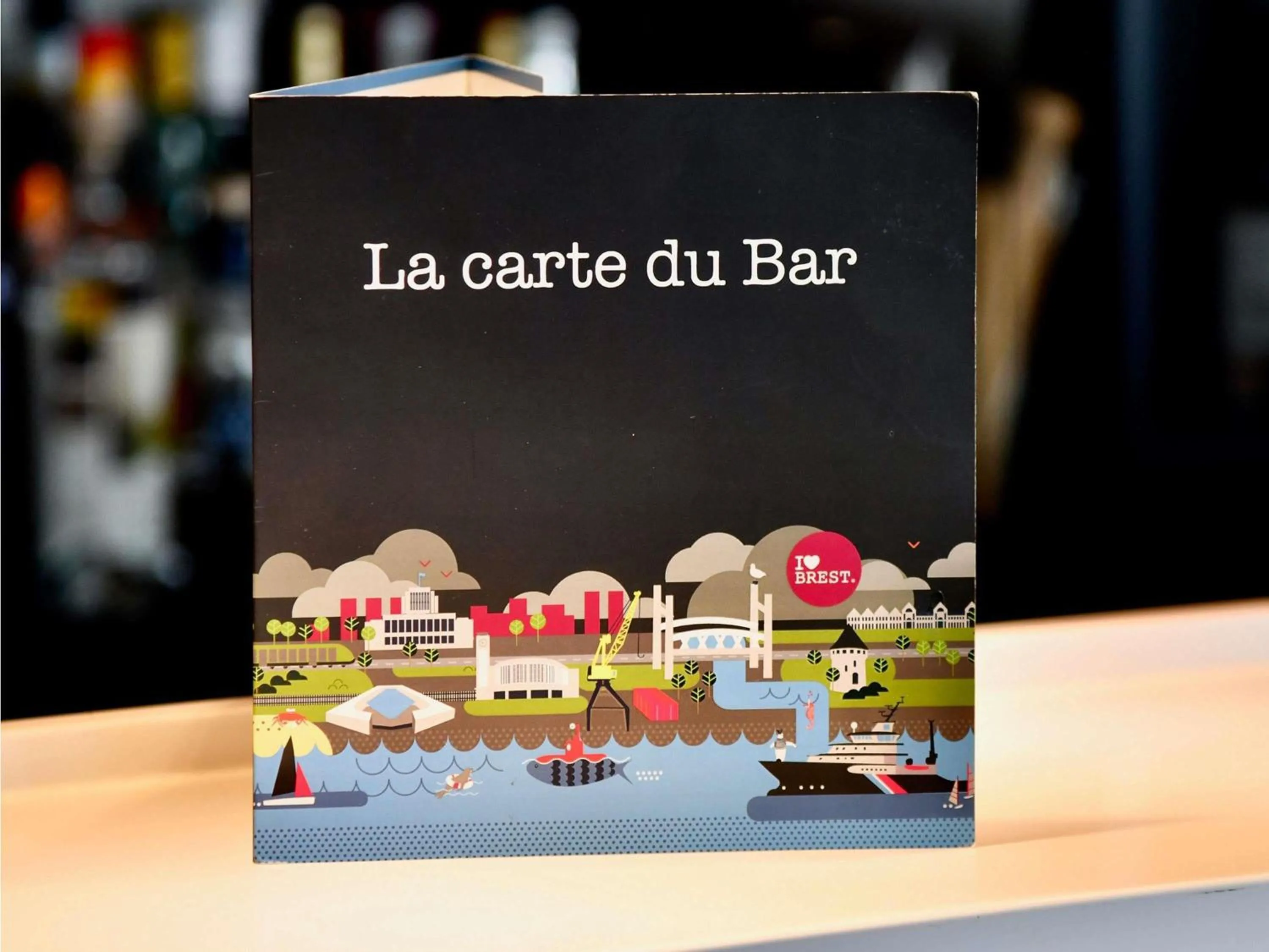 Lounge or bar in ibis Styles Brest Centre Port