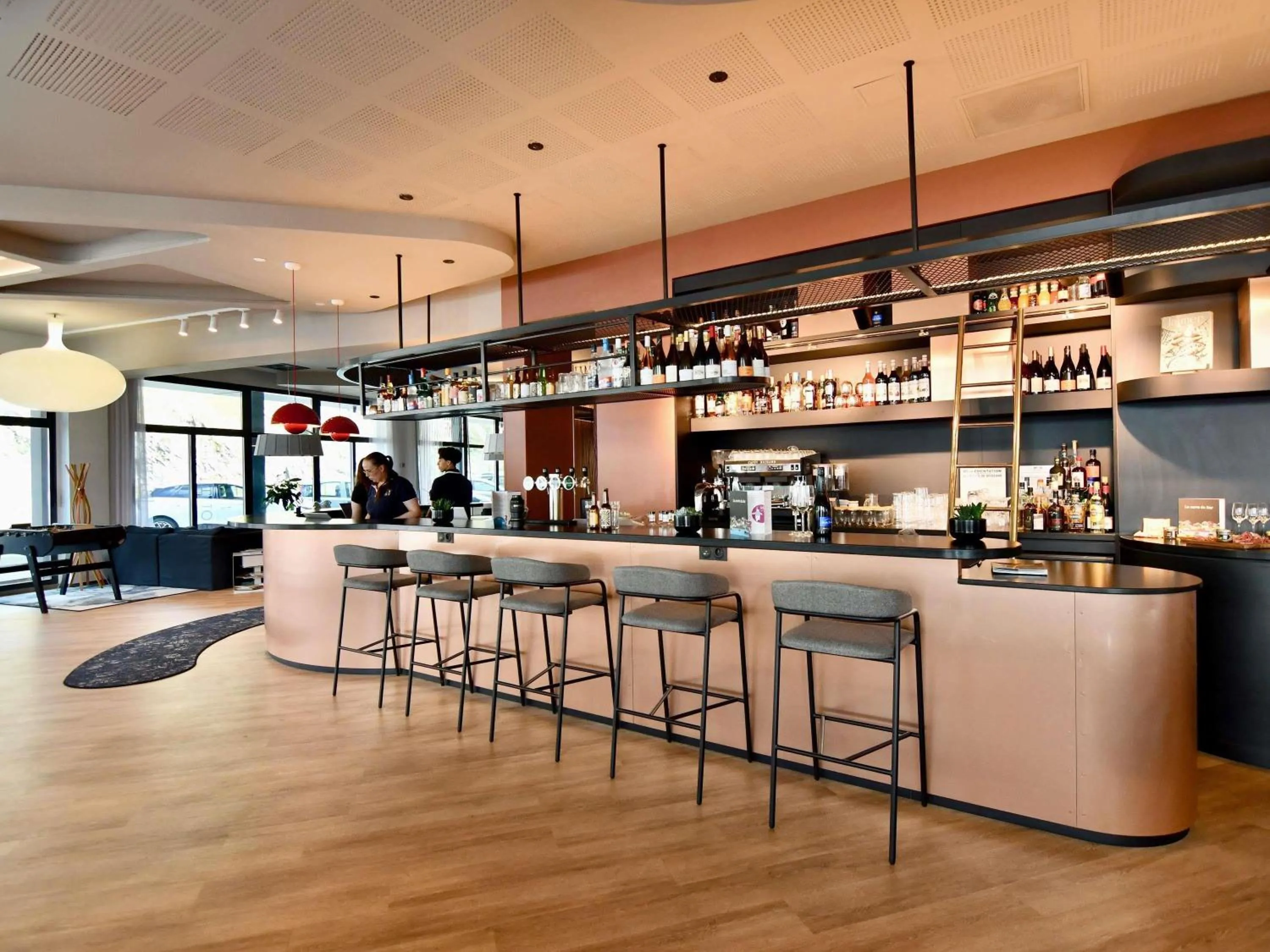 Lounge or bar in ibis budget Brest Centre Port