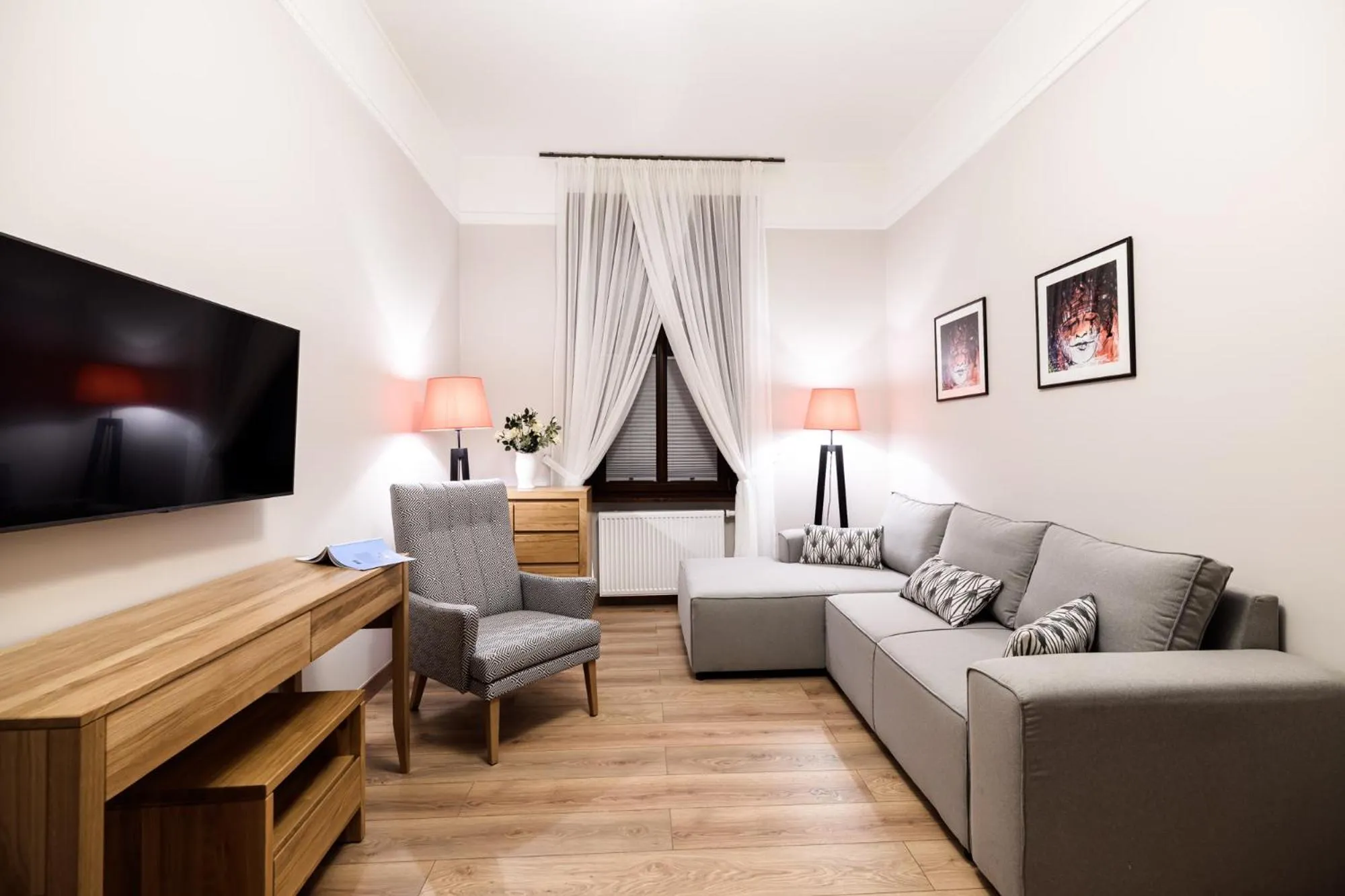 TV and multimedia in Apart Residence Ariańska 16 by NEARTO PL