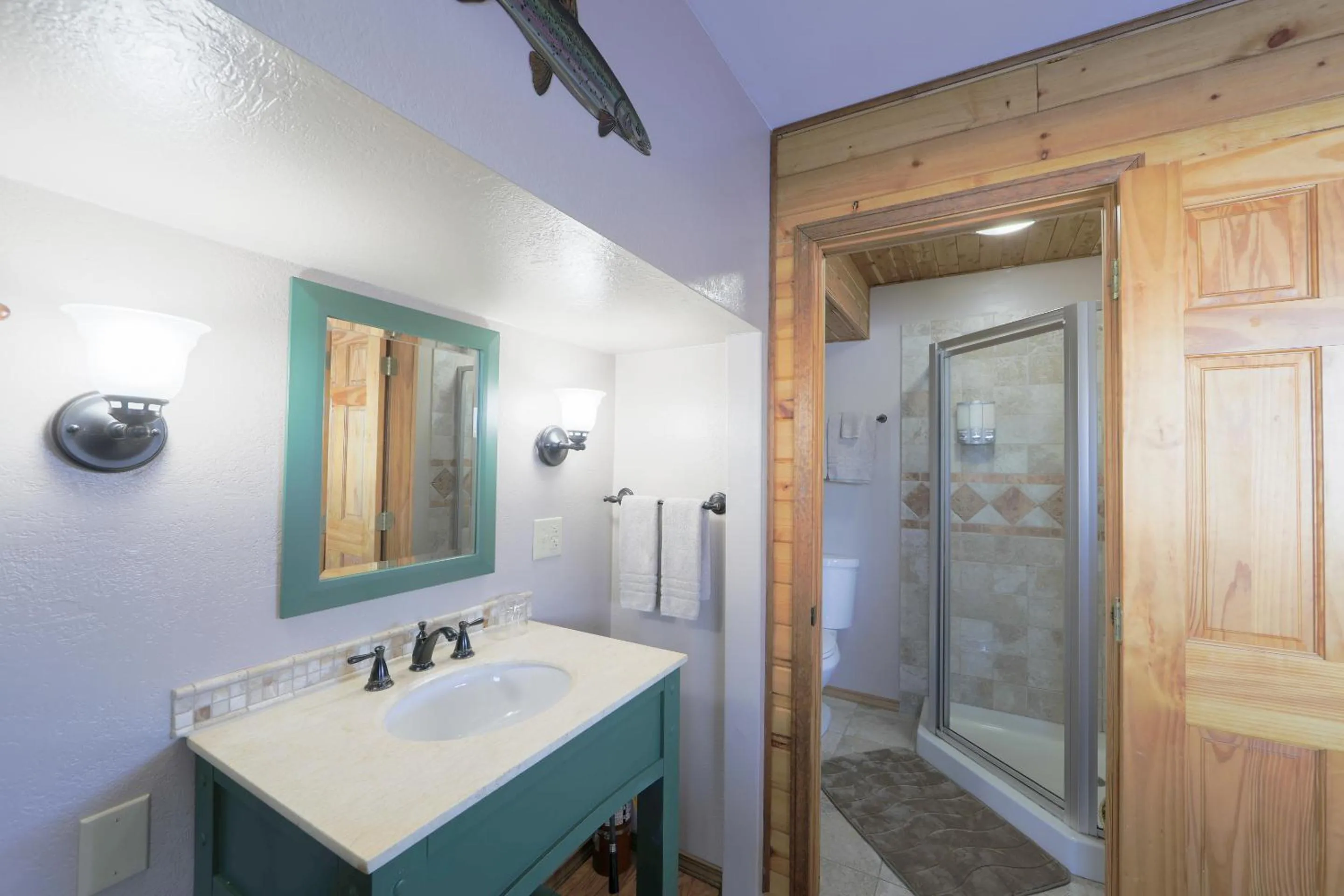 Bathroom in Talkeetna Chalet