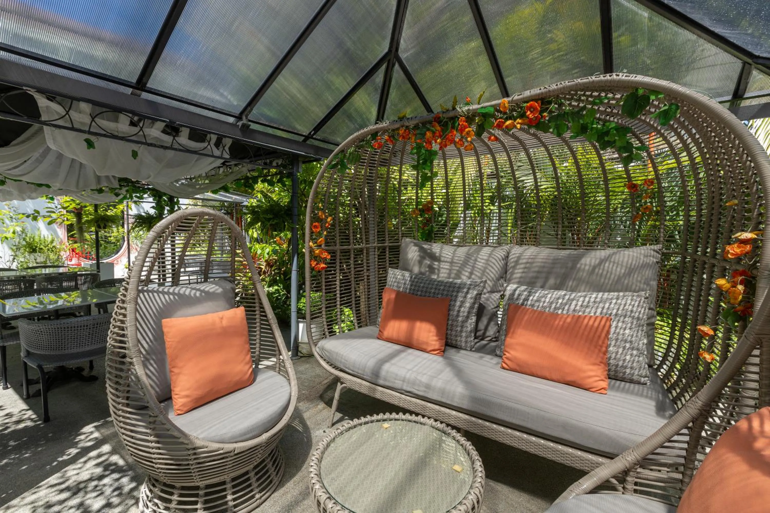 Seating area in Ang Pao Hotel Phuket