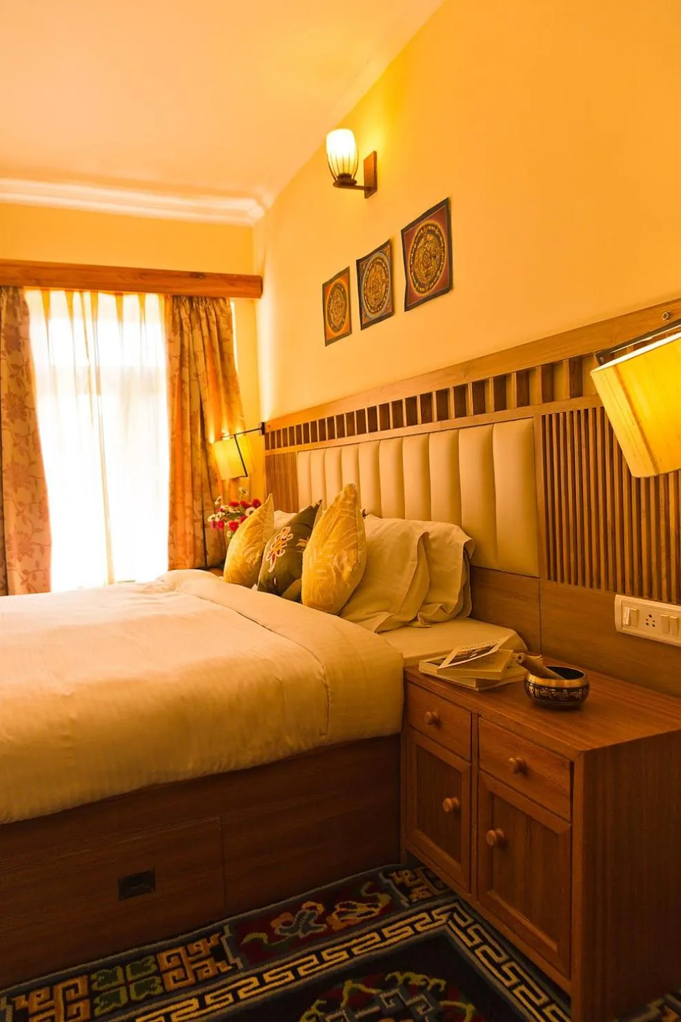 Bed in Ladakh Residency