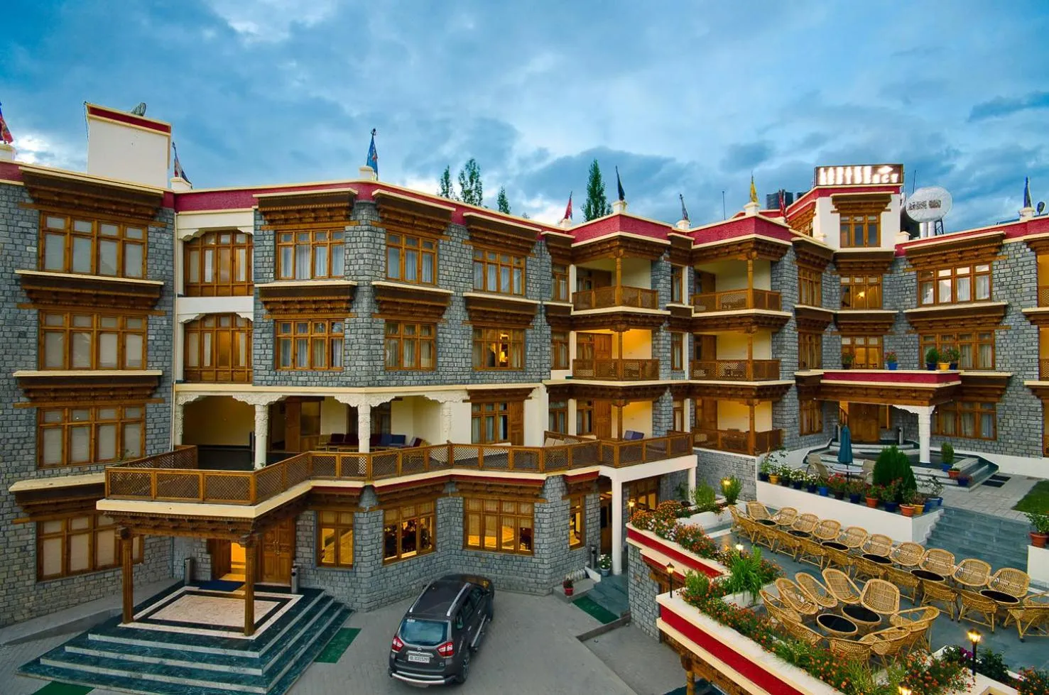 Property building in Ladakh Residency