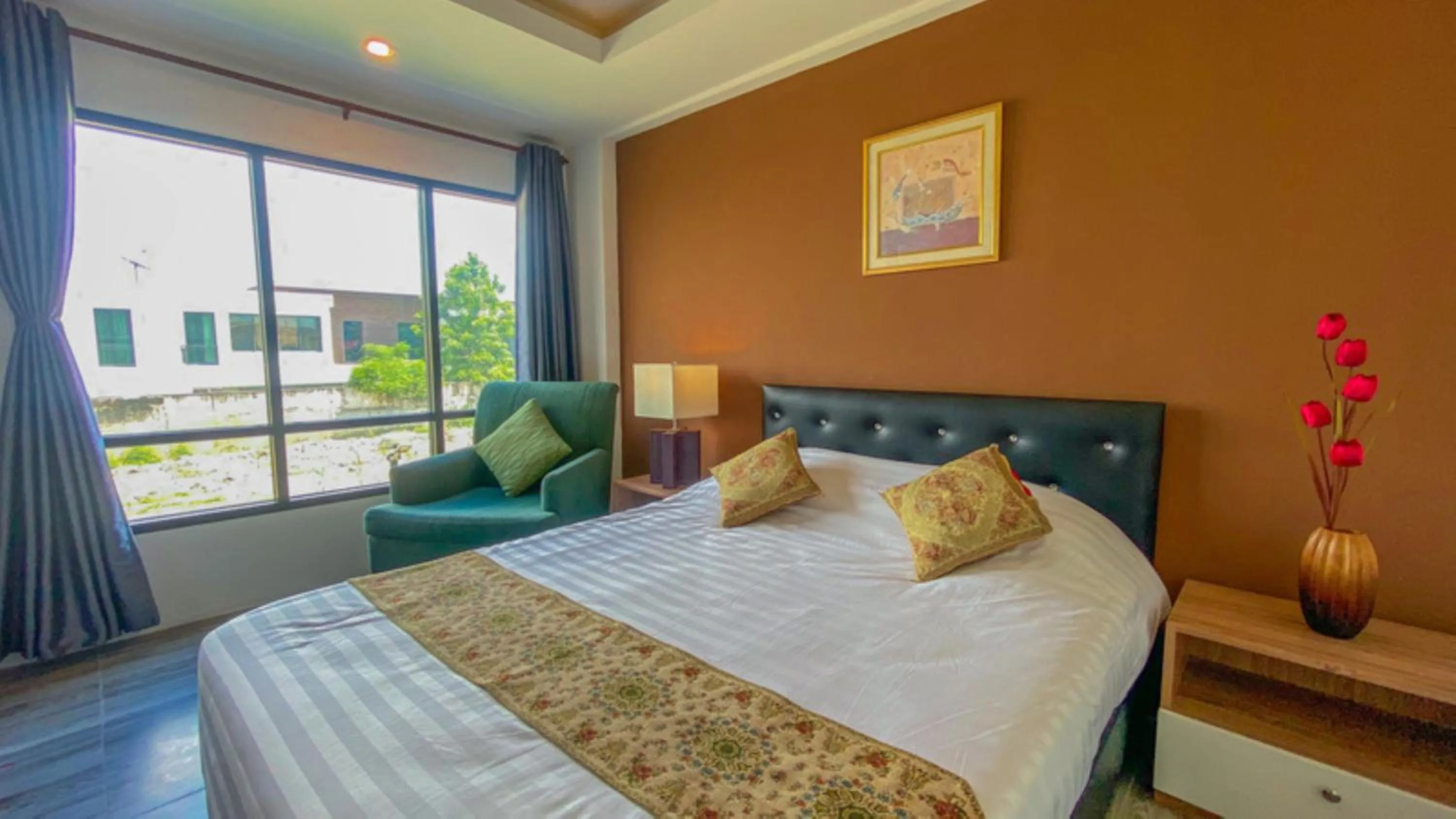 Bedroom, Bed in Plearnwan Deluxe Mansion