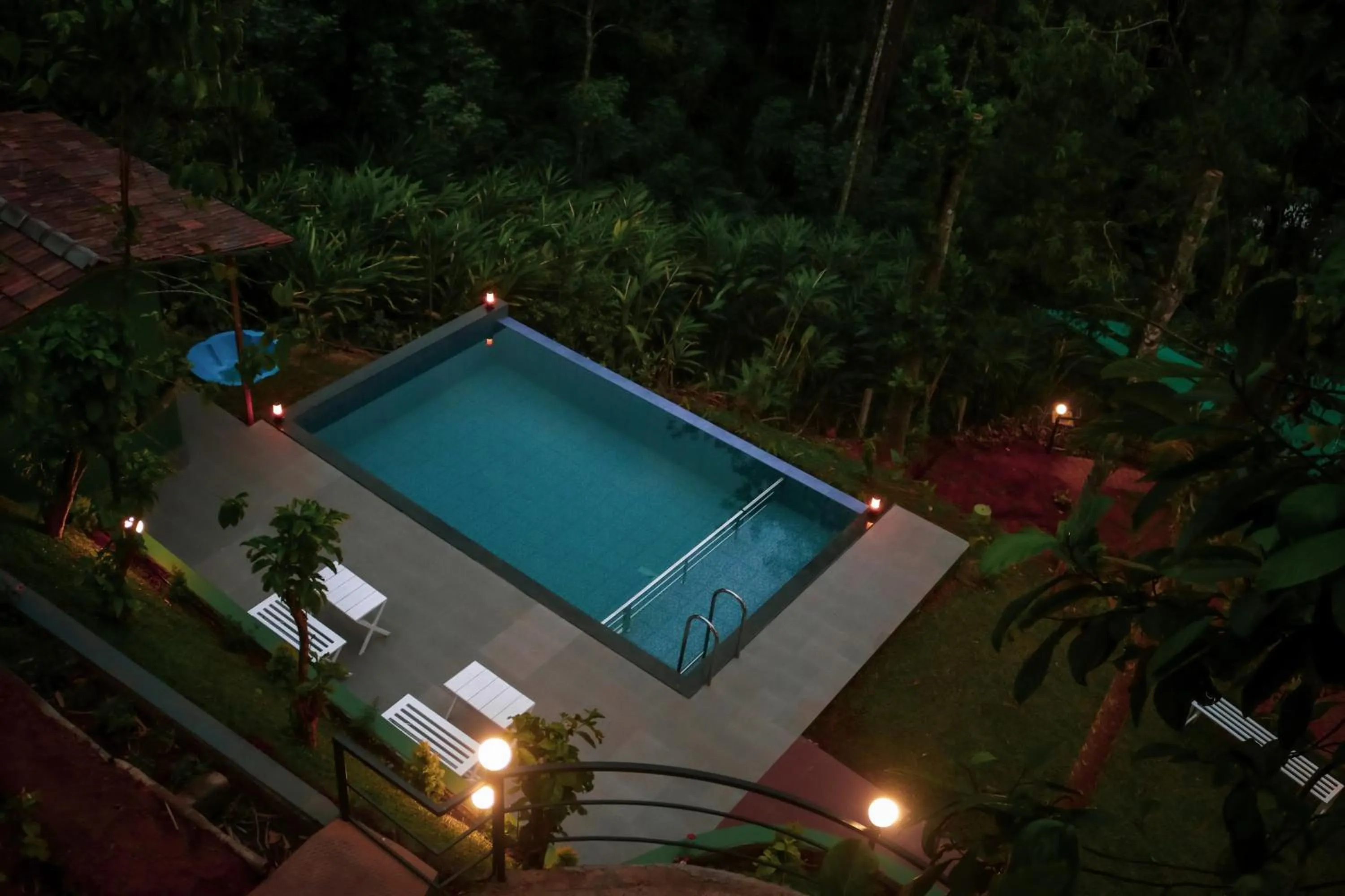 Pool view in Edens Munnar