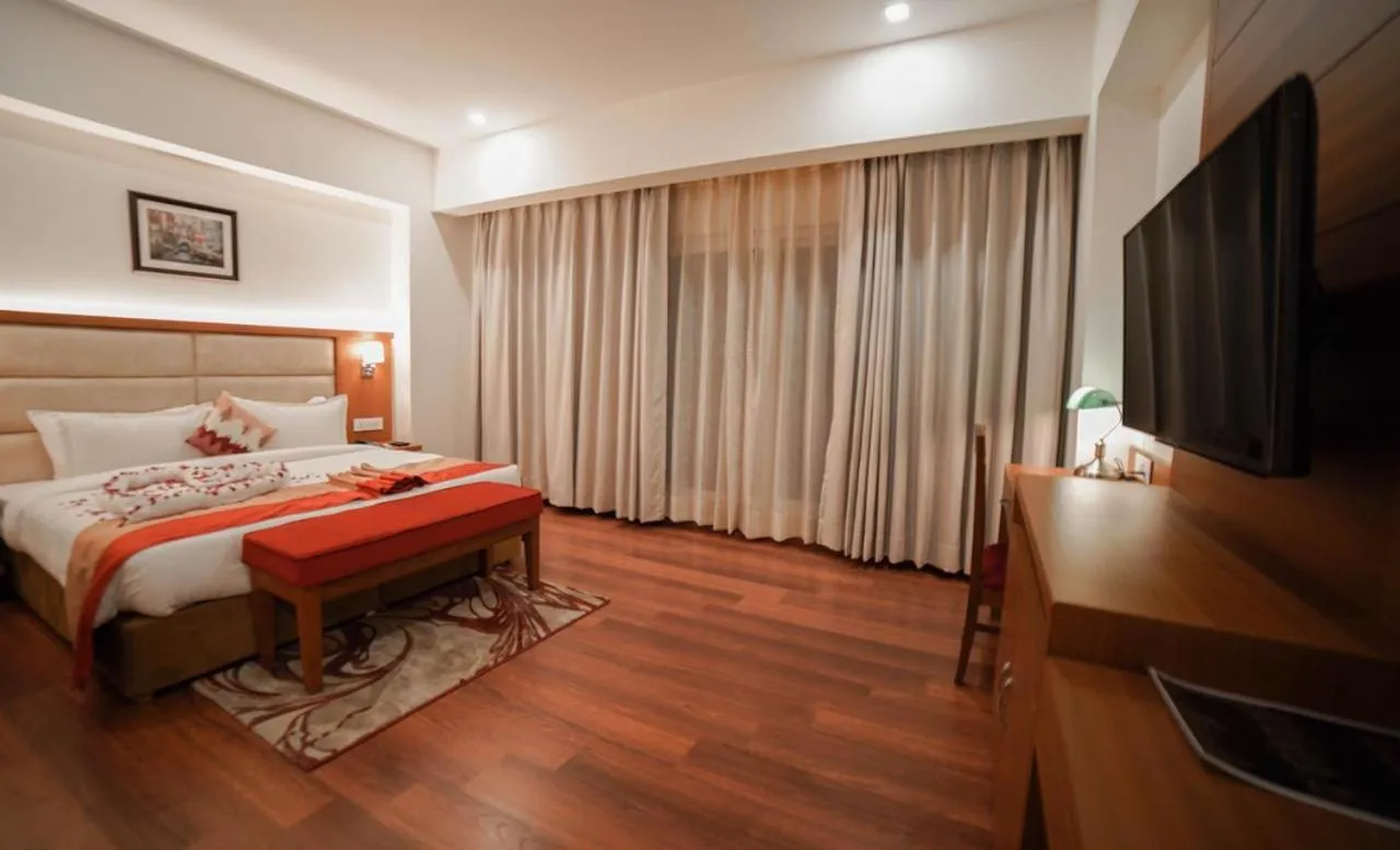 Photo of the whole room, Bed in Hotel Le Amritam