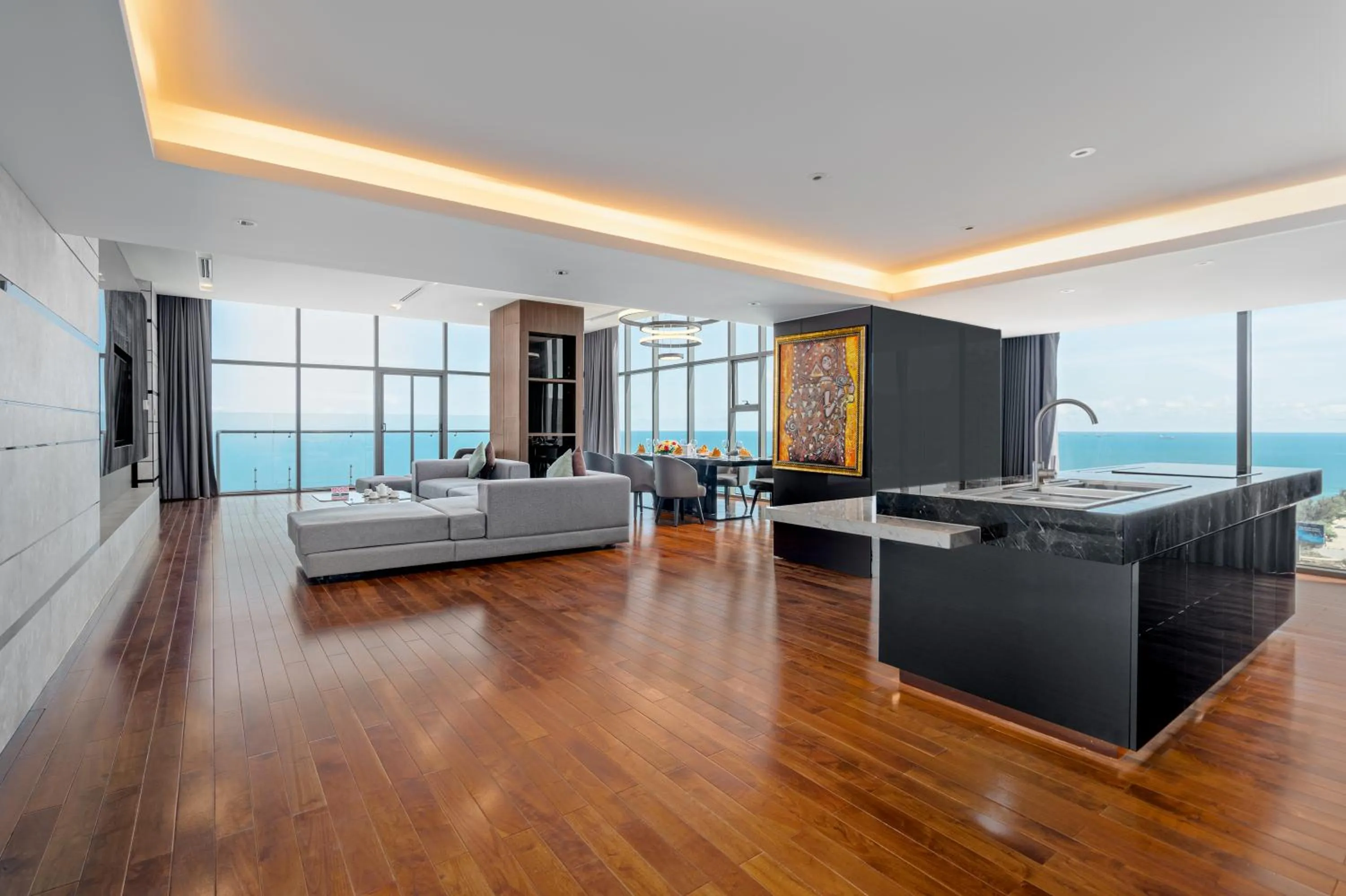 Bed in Premier Pearl Hotel Vung Tau