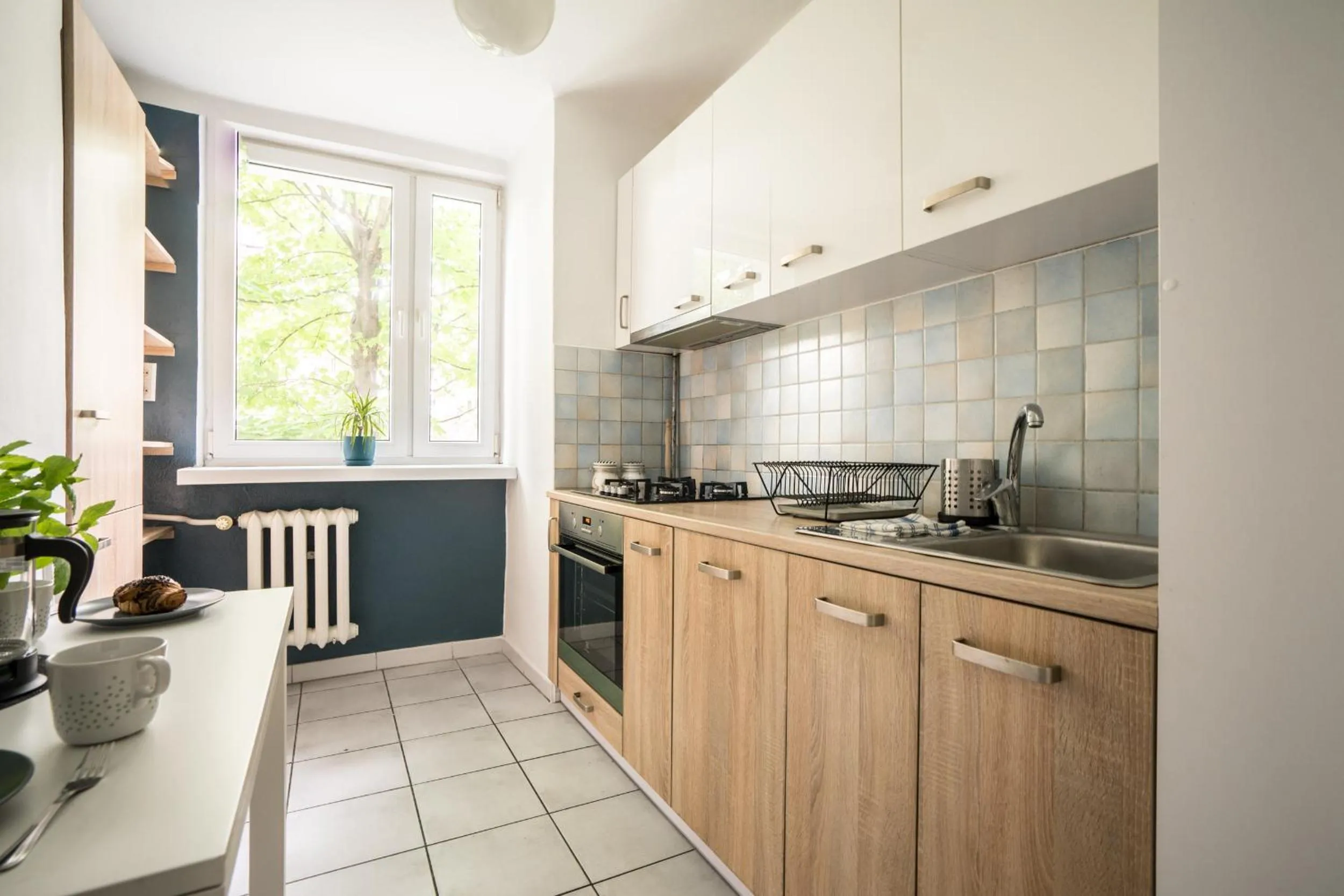Kitchen or kitchenette in oompH Warsaw Central Apartment