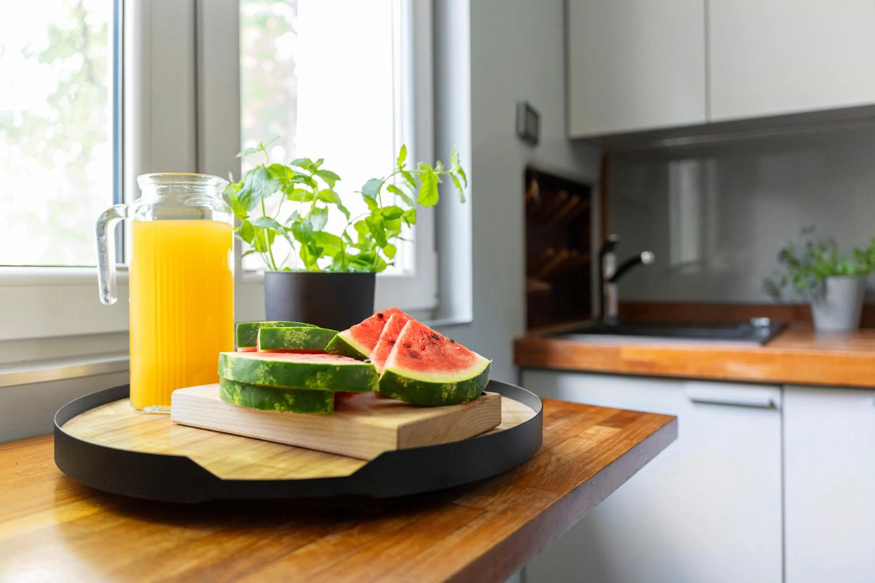 Kitchen or kitchenette in oompH Warsaw Central Apartment