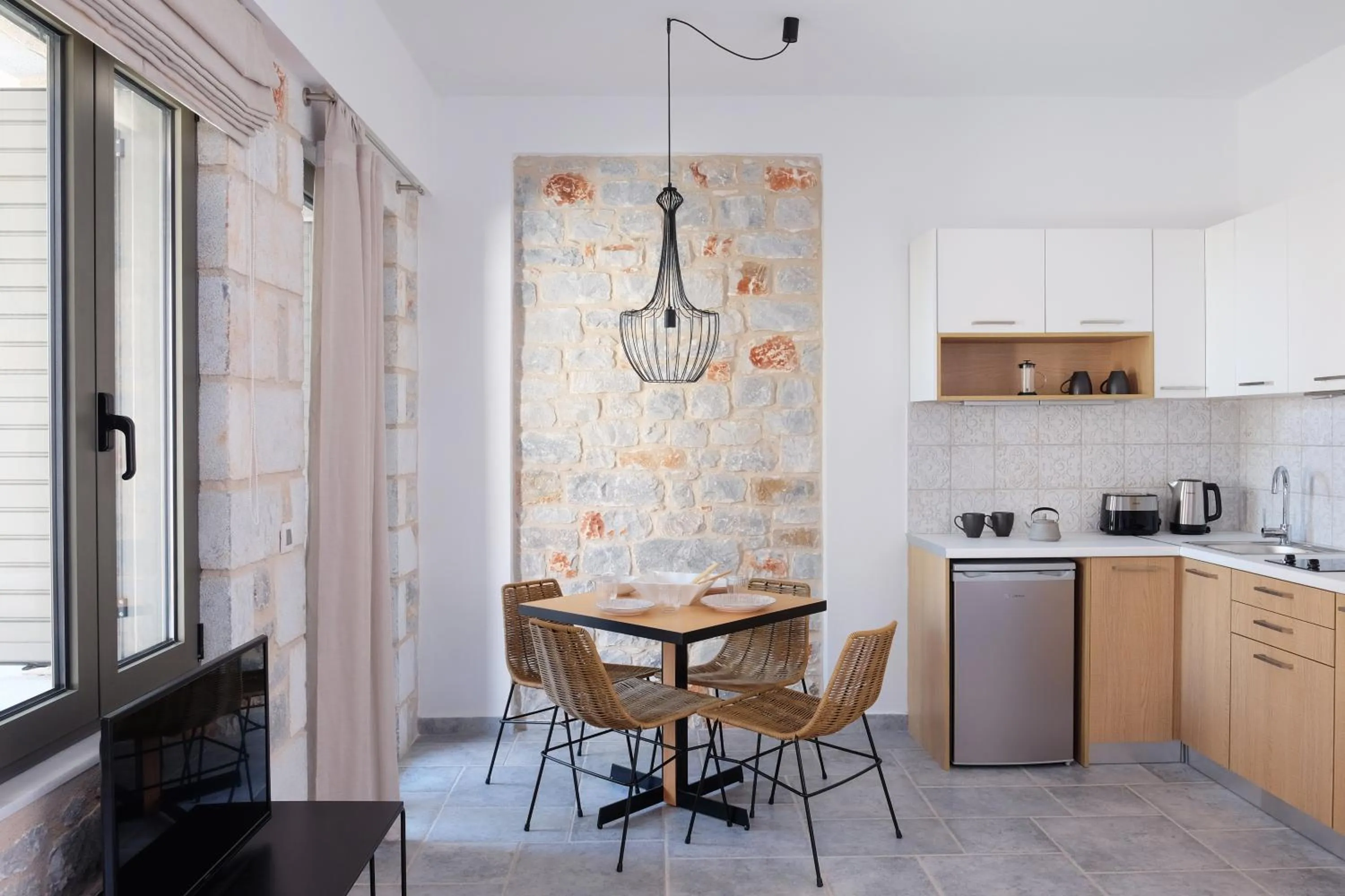 Kitchen or kitchenette in Margo Beach Hotel