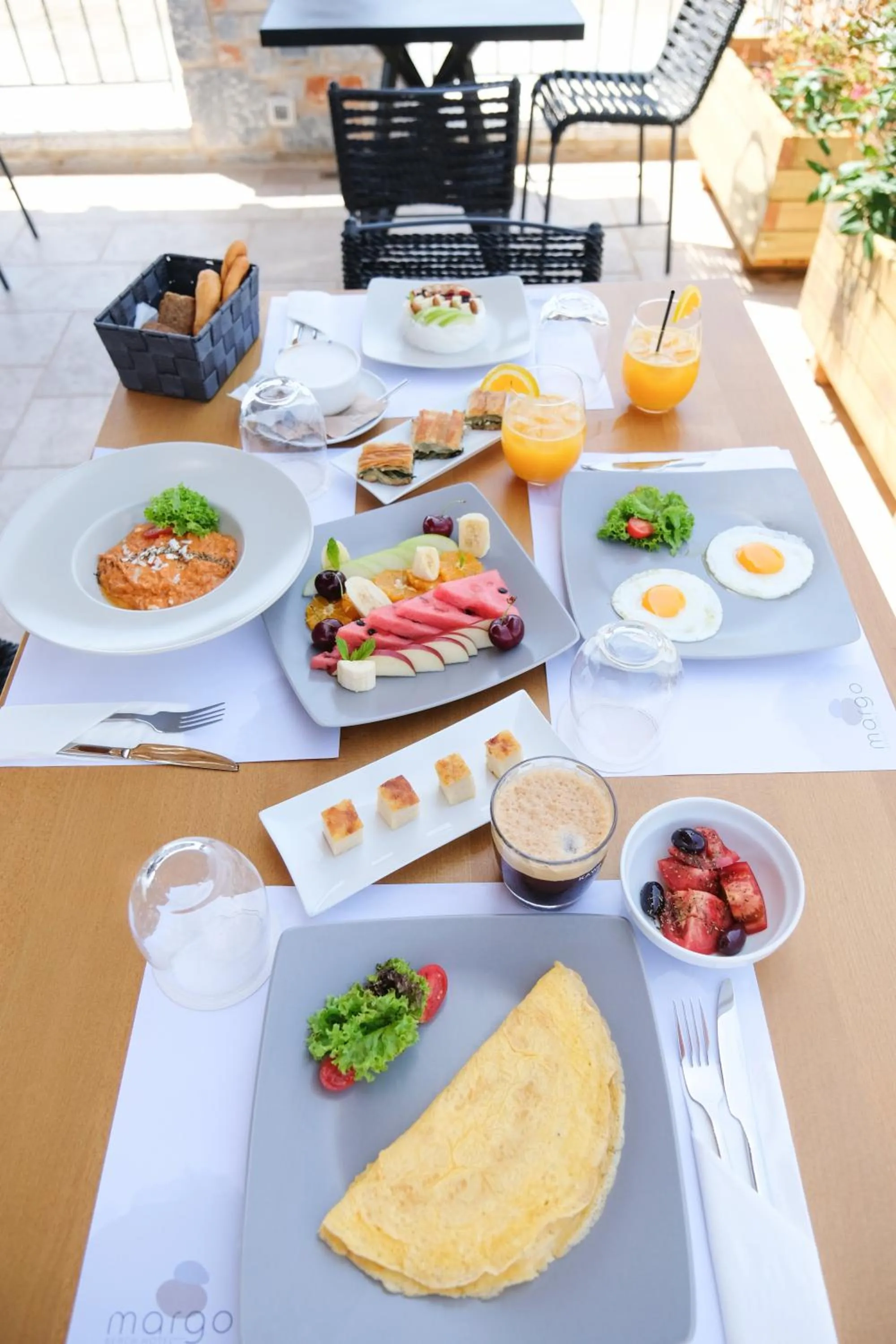 Breakfast in Margo Beach Hotel