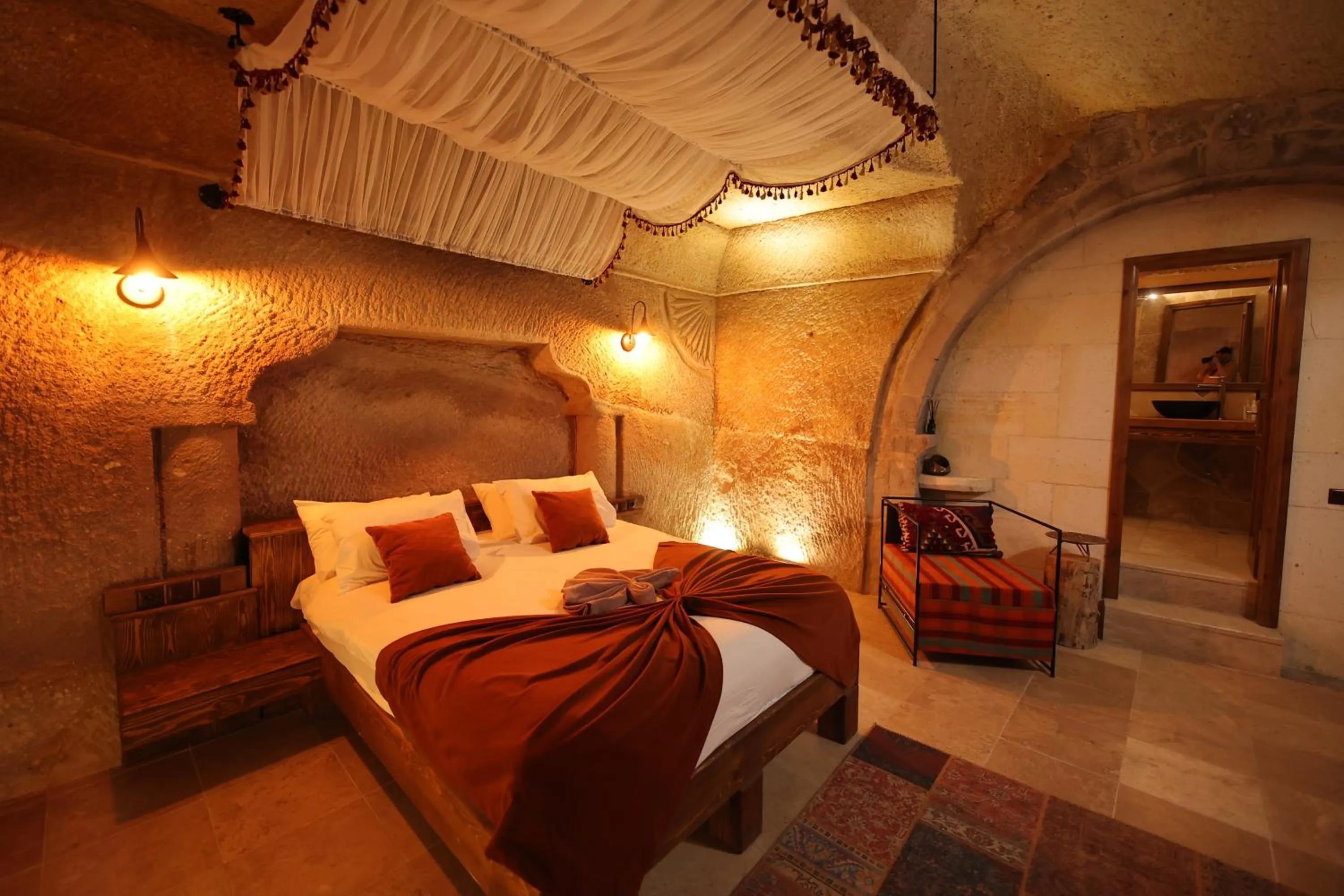 Bed in Alice in Cappadocia