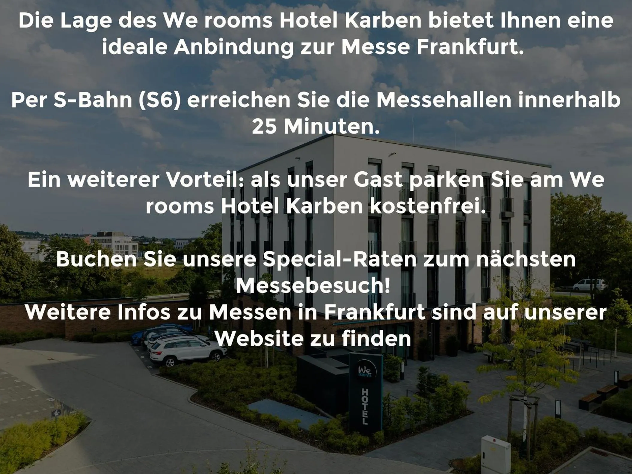 Property building in We rooms Hotel