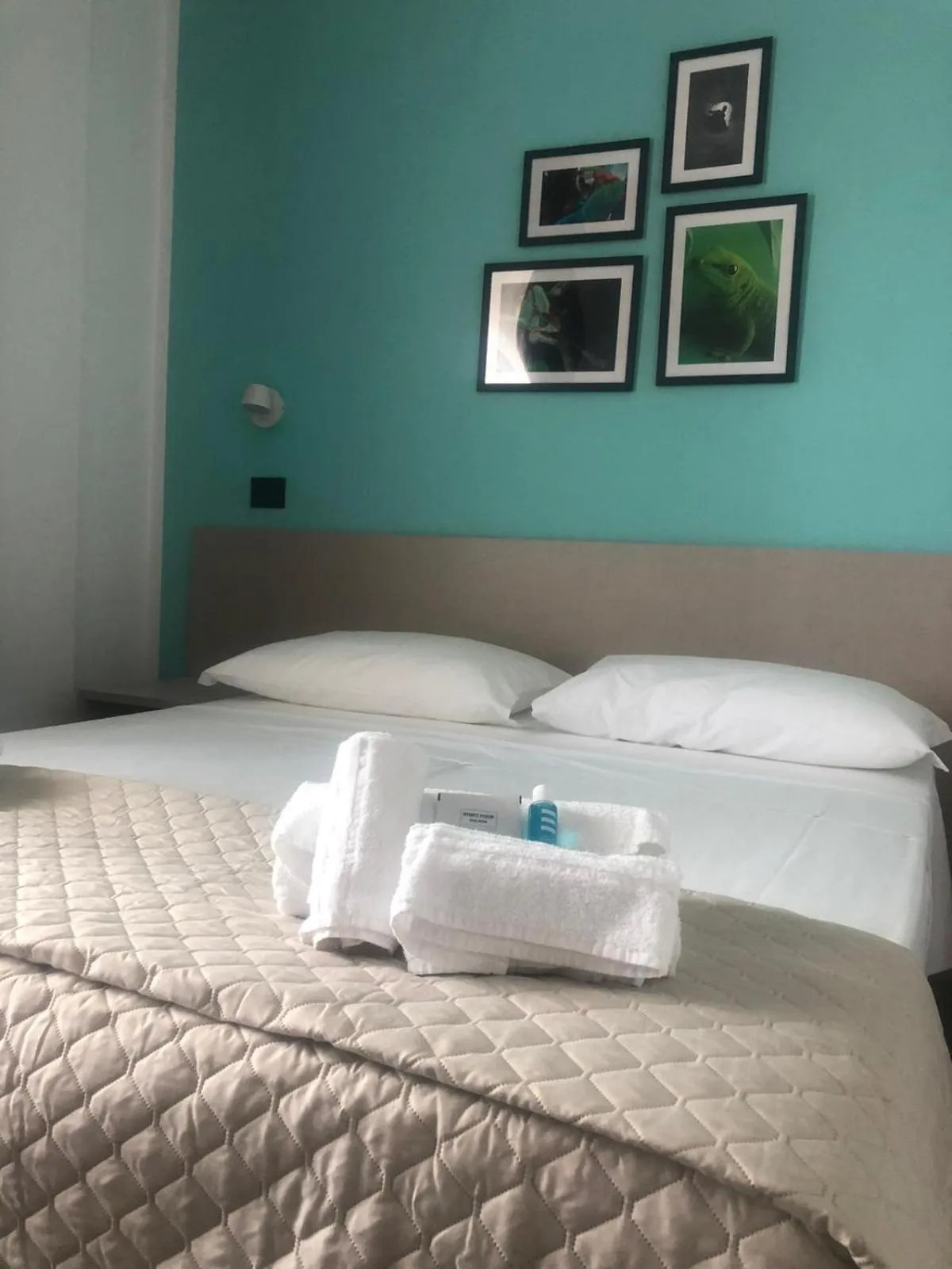 Bed in Hotel Palazzo Caveja