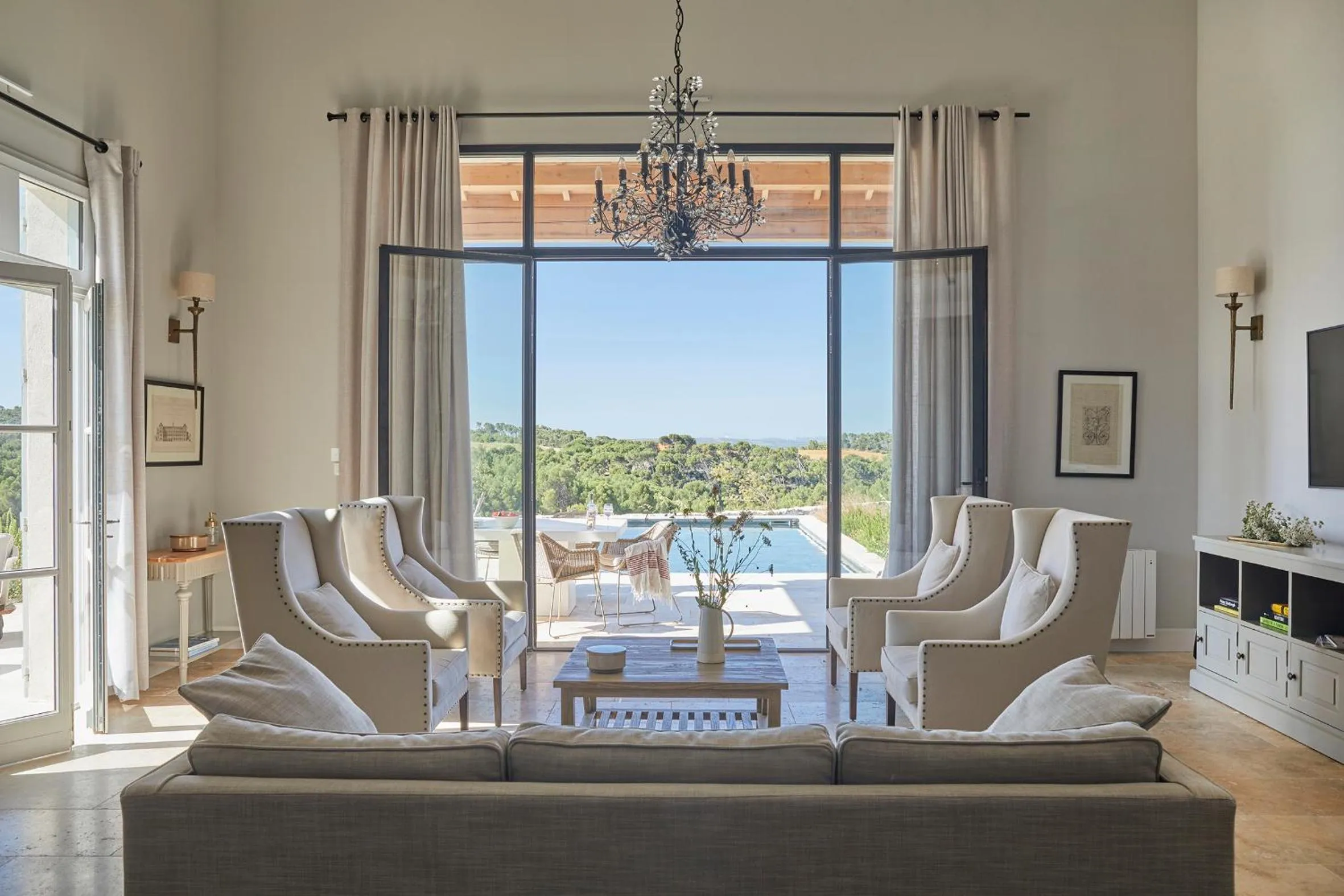 Living room in Château Capitoul