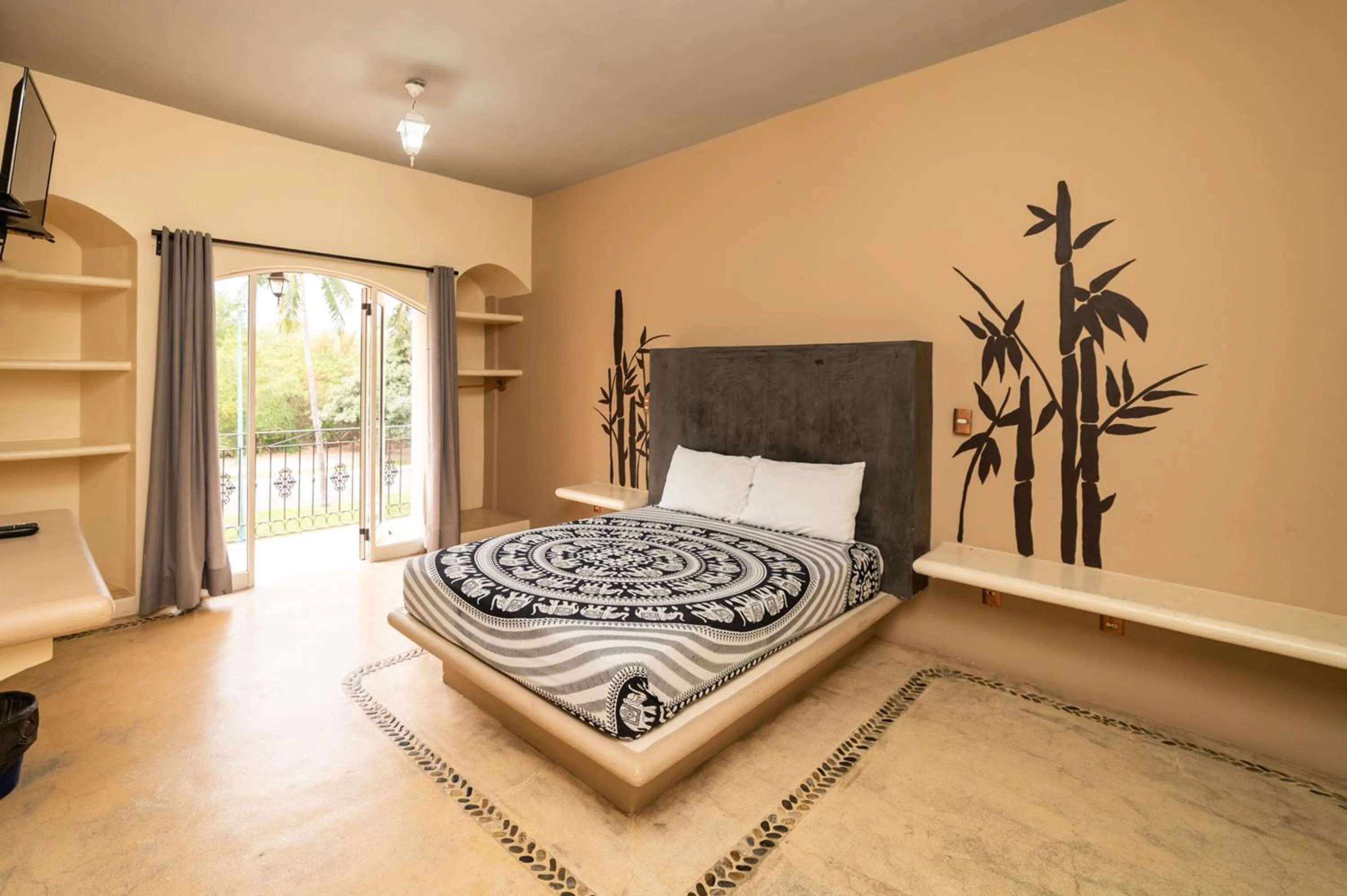 Bed in Hotel Om Huatulco