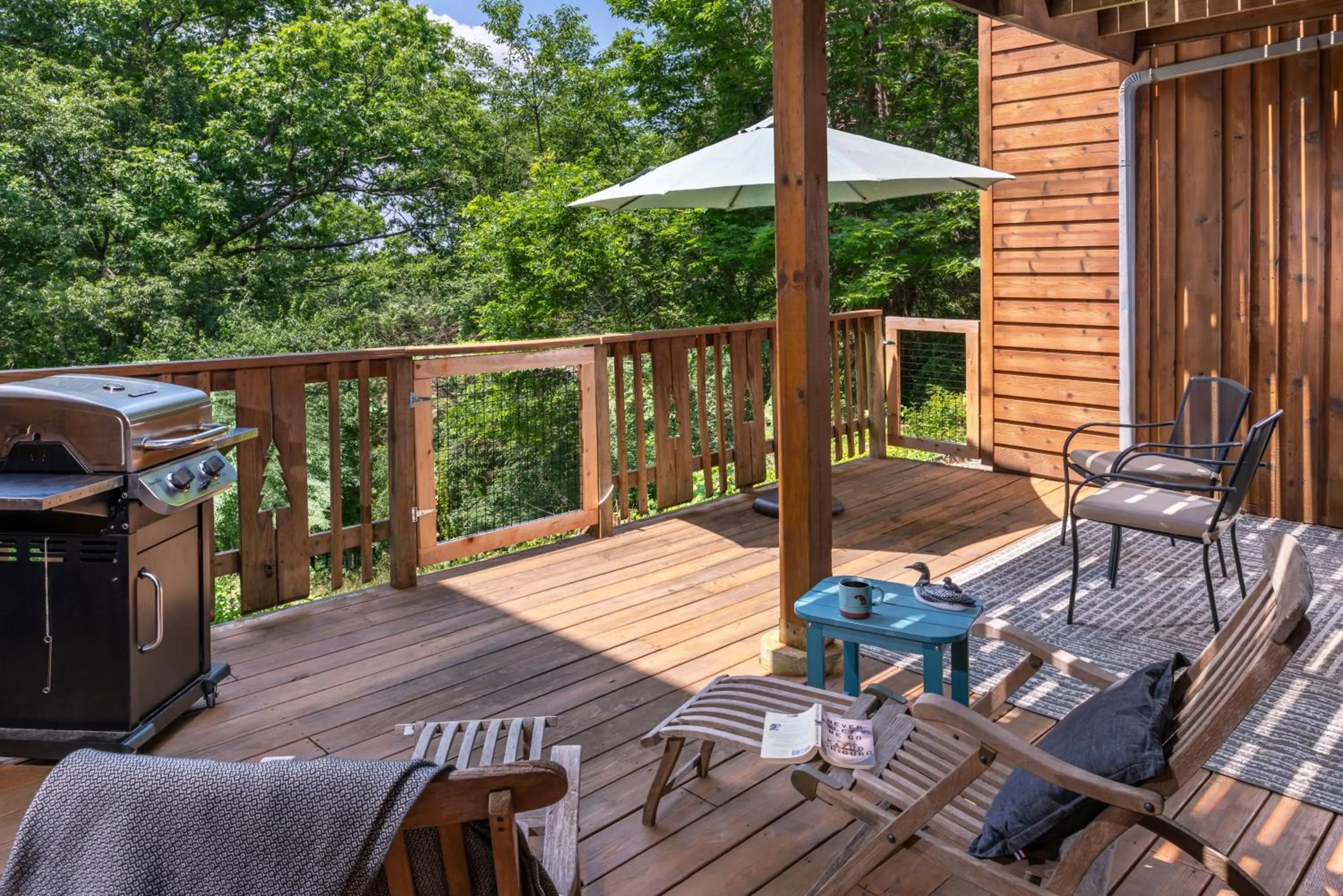 Balcony/Terrace in Eureka Sunset Cabins