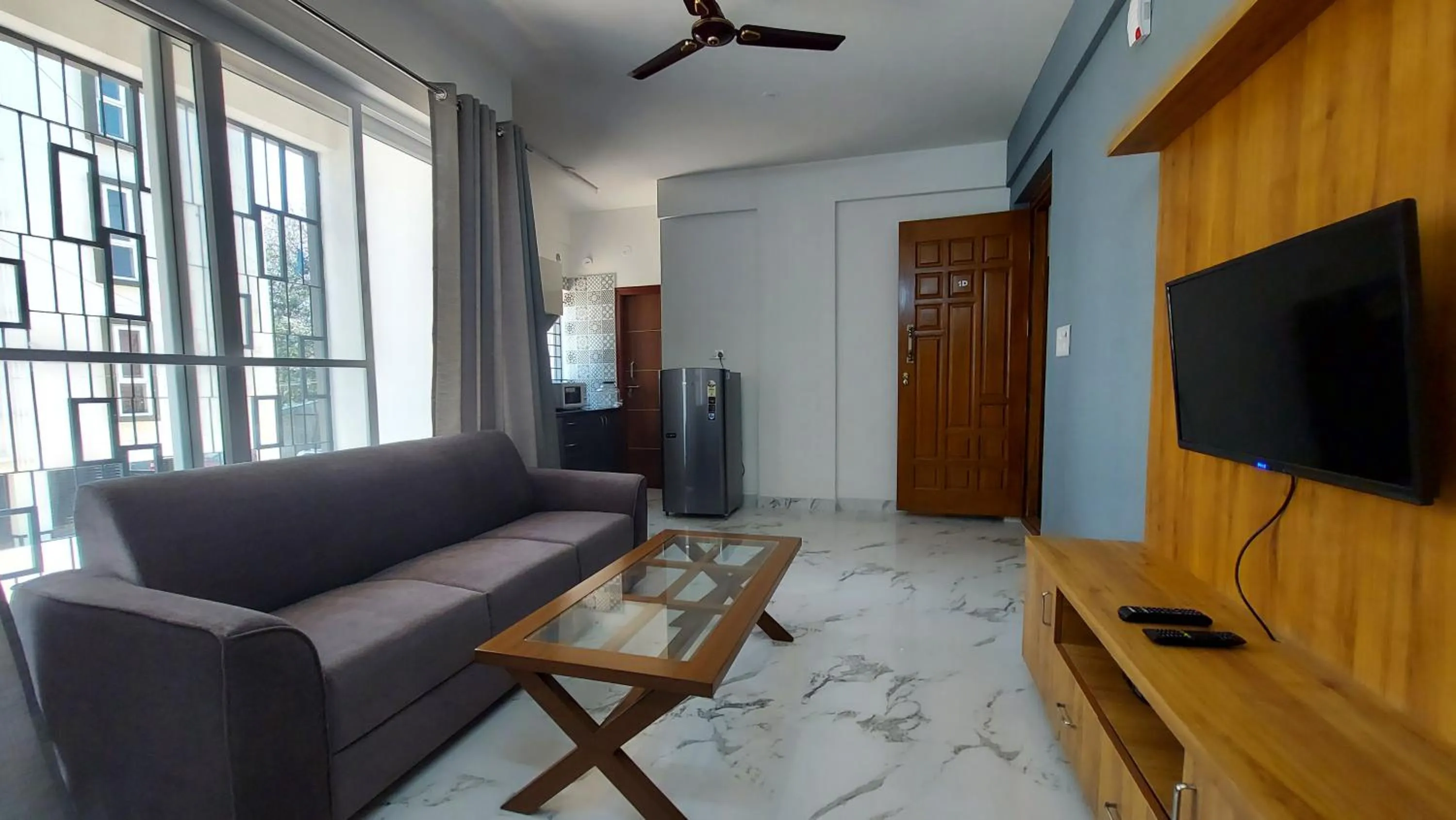 TV and multimedia in Tranquil Serviced Apartments - HSR Layout