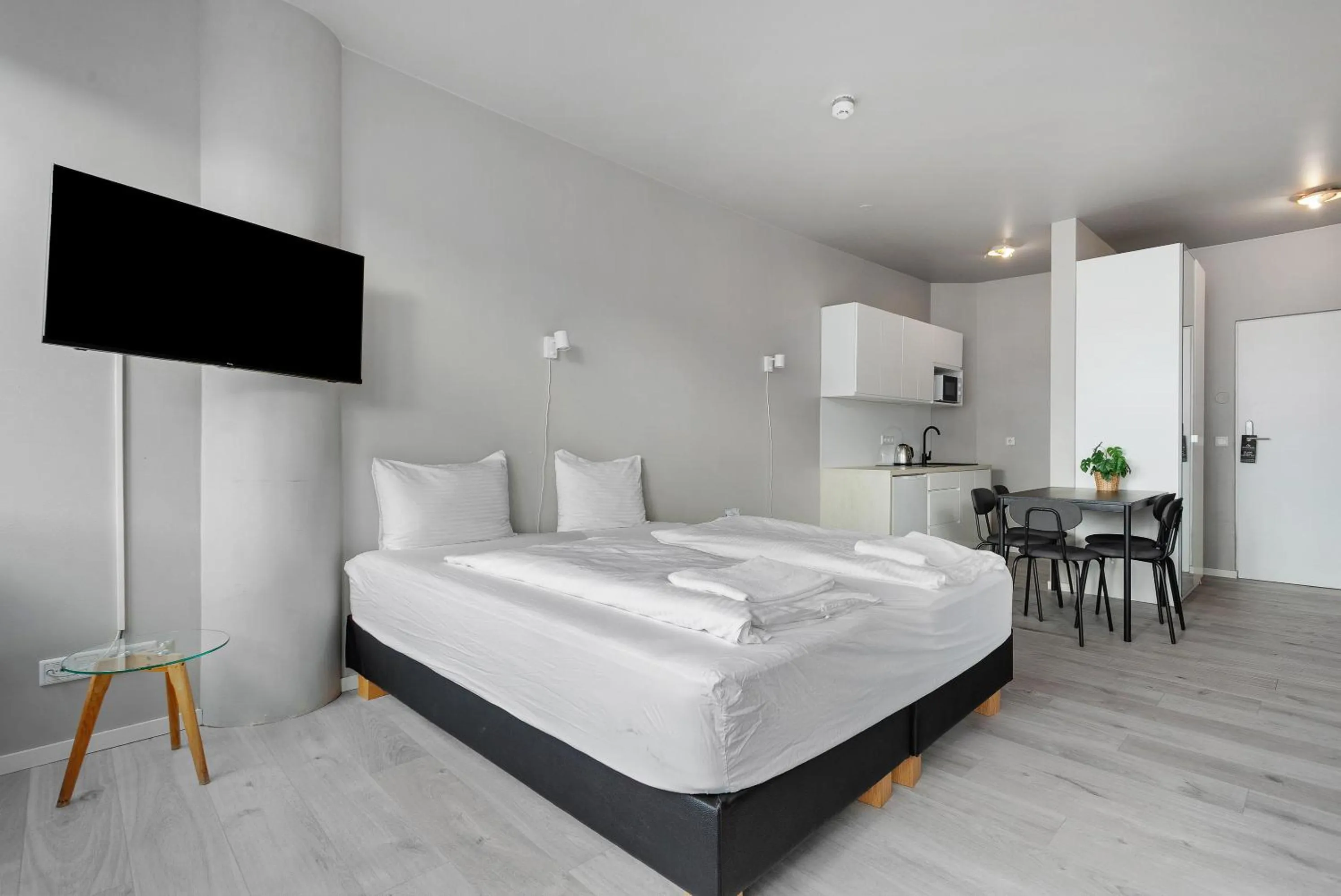 Bed in Iceland Comfort Apartments by Heimaleiga