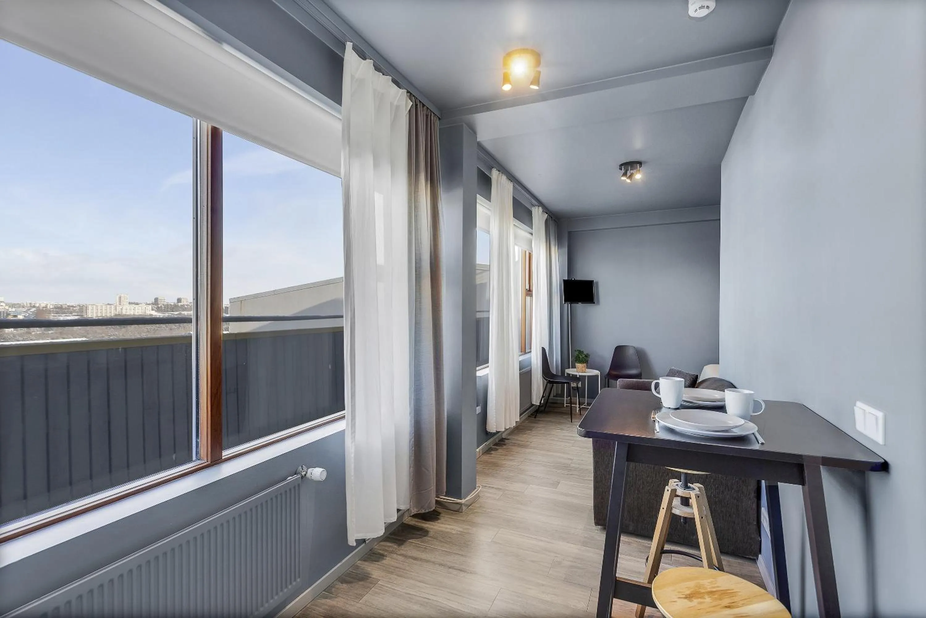 TV and multimedia in Iceland Comfort Apartments by Heimaleiga