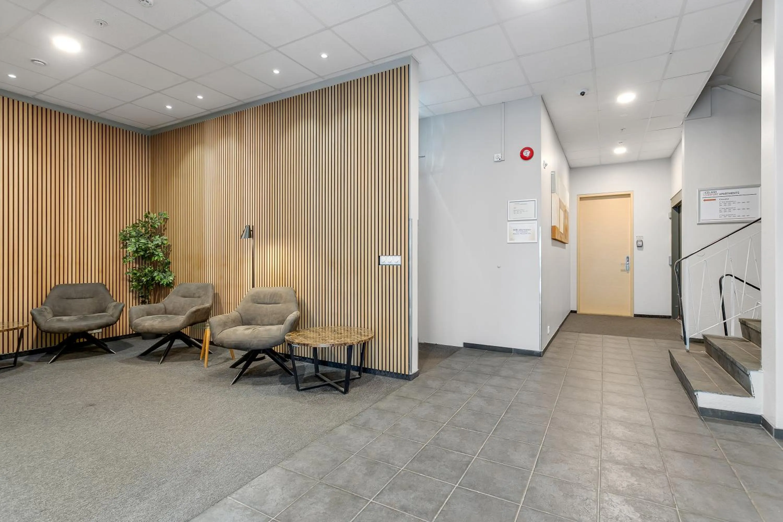Lobby or reception in Iceland Comfort Apartments by Heimaleiga