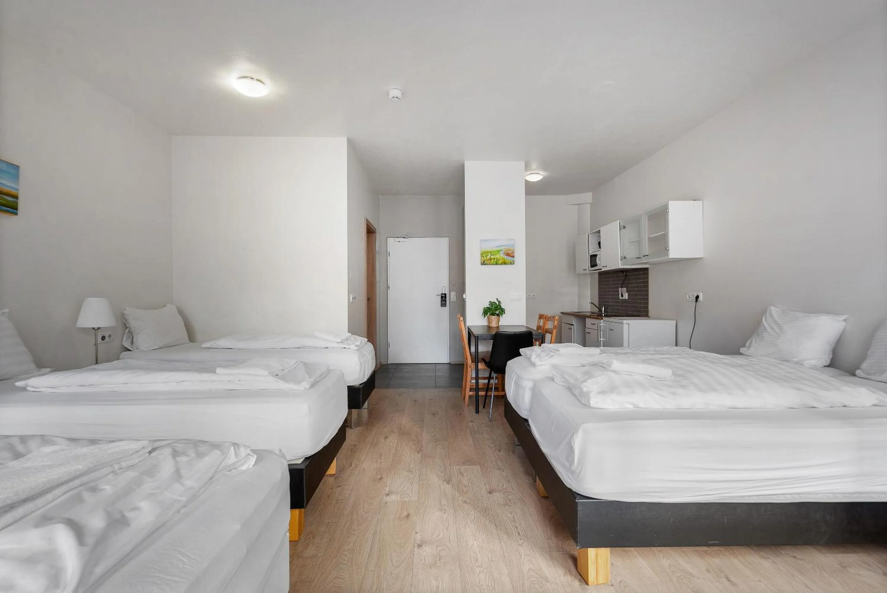 Bed in Iceland Comfort Apartments by Heimaleiga