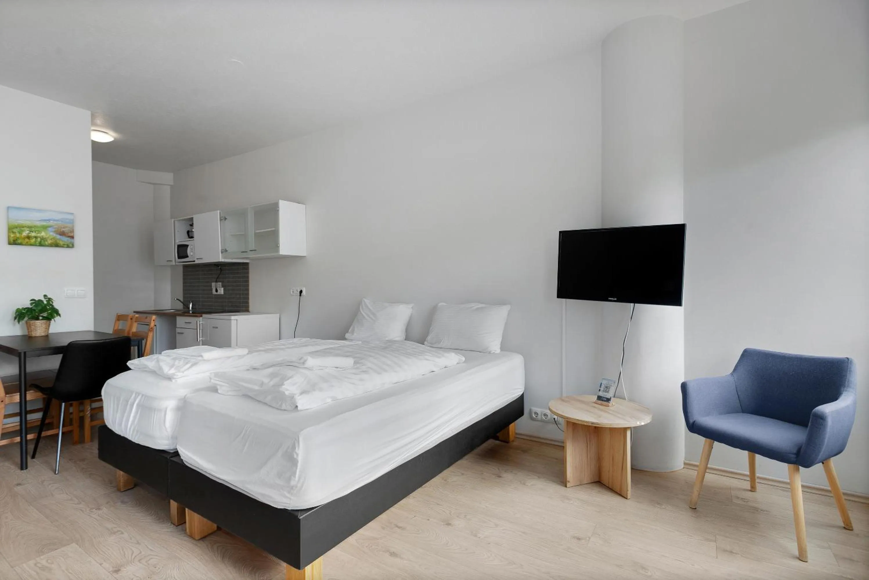 Bed in Iceland Comfort Apartments by Heimaleiga