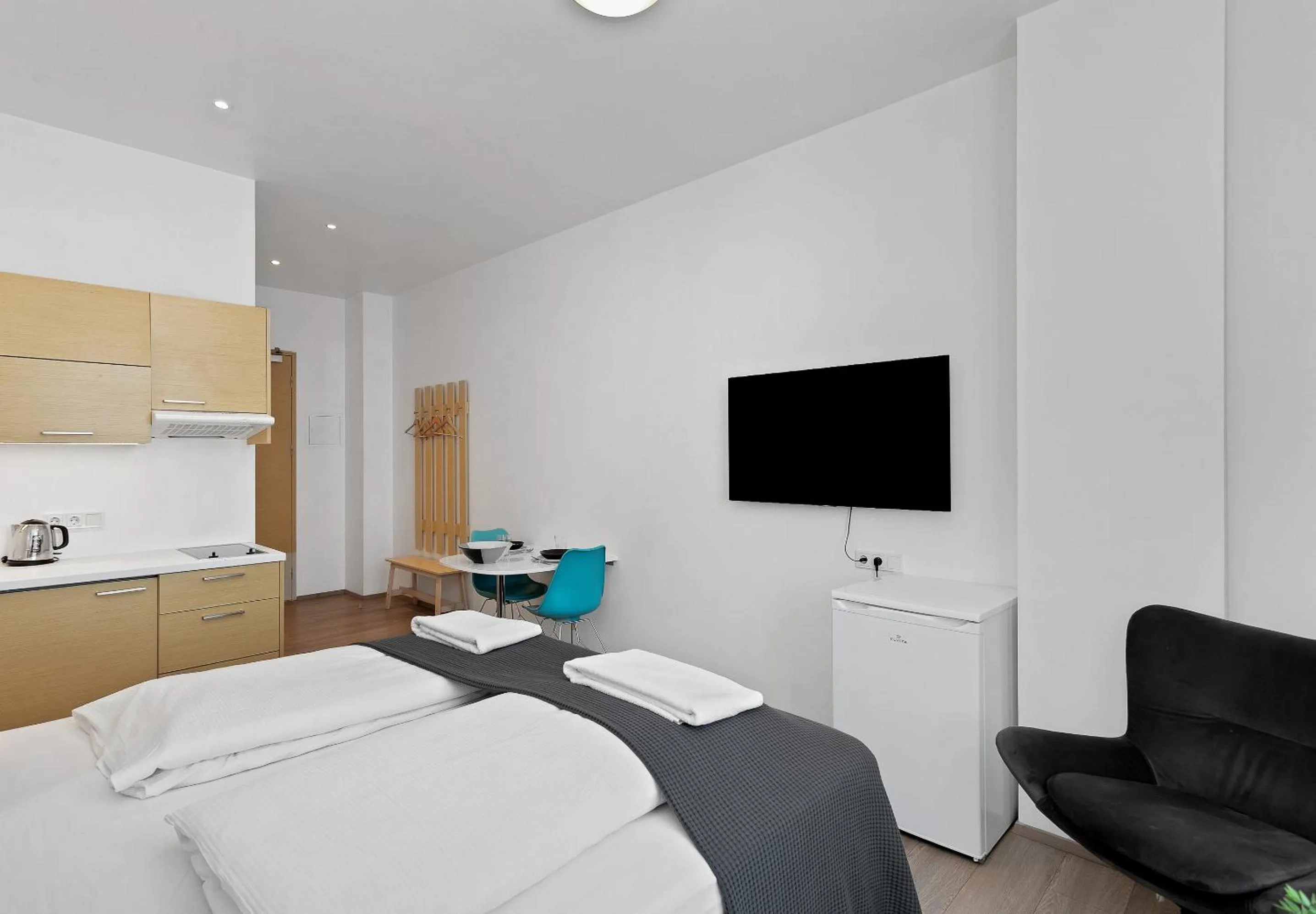 Bed in Iceland Comfort Apartments by Heimaleiga